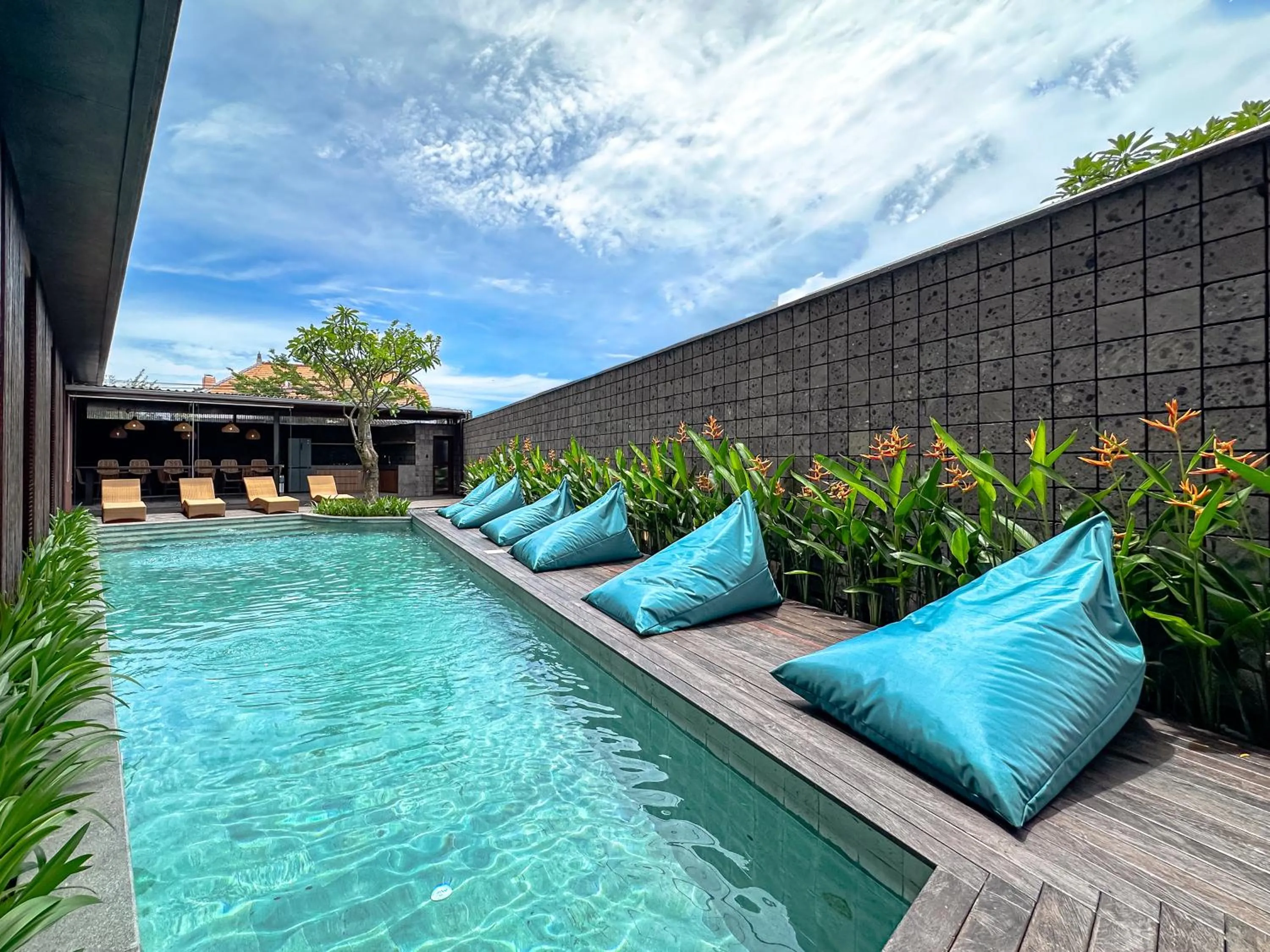 Swimming pool in Balvanta Coliving