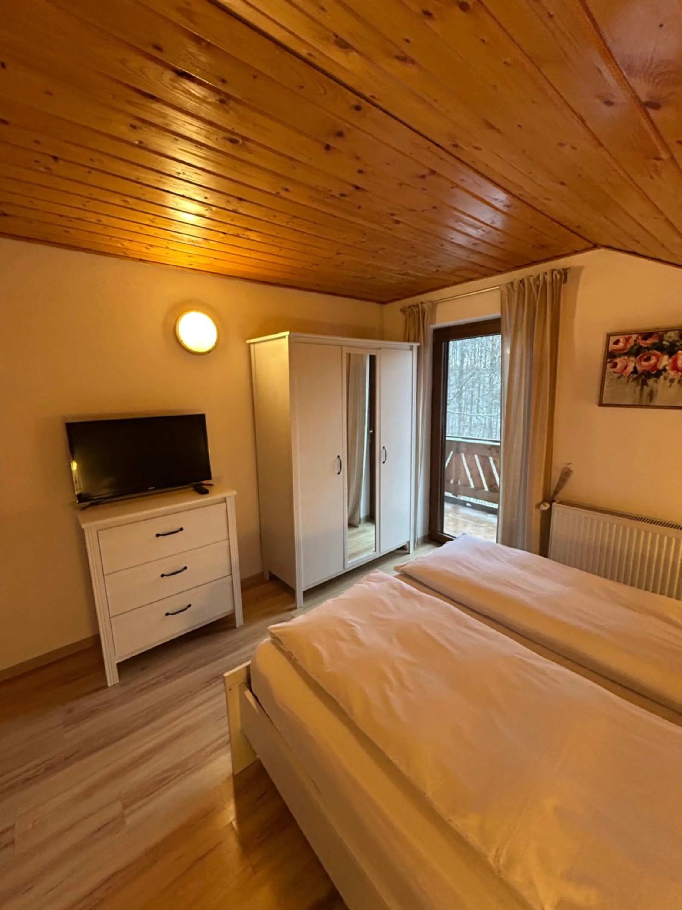 Bed in Casa de vacanta Mogosa