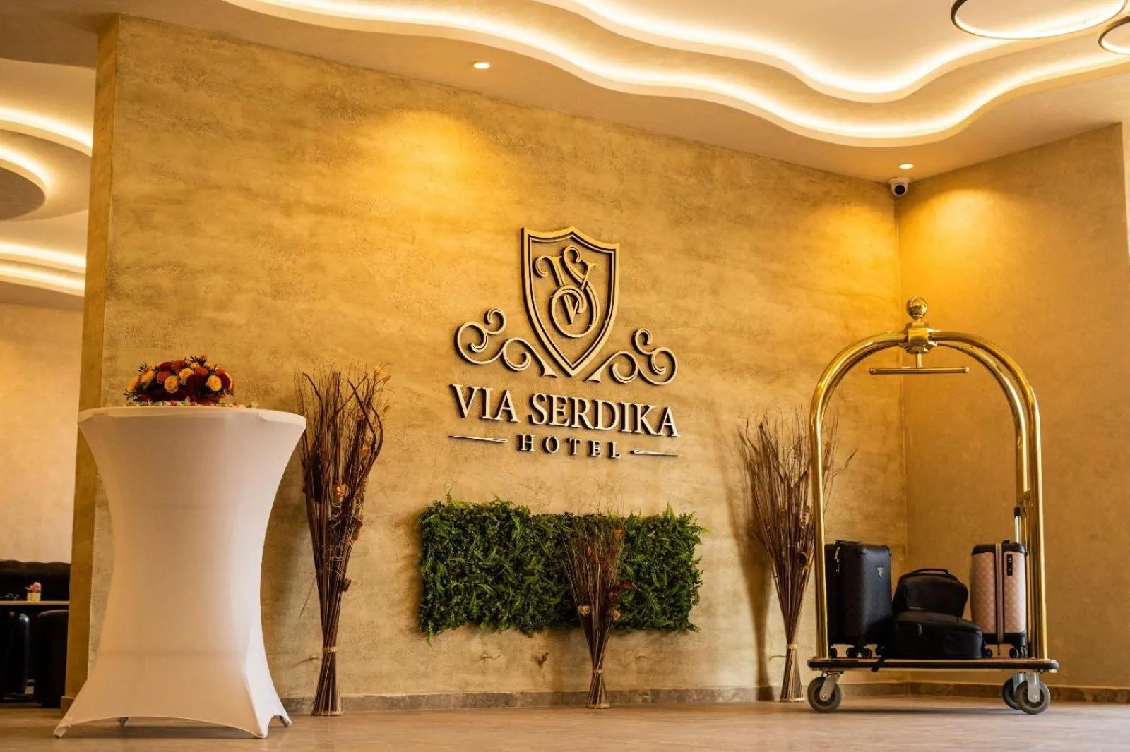 Property logo or sign in Hotel Via Serdika