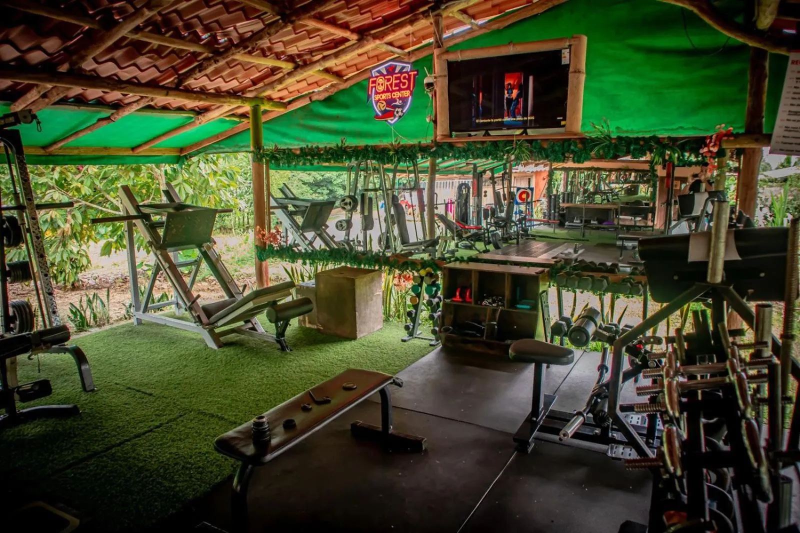 Fitness centre/facilities in Hotel del Bosque