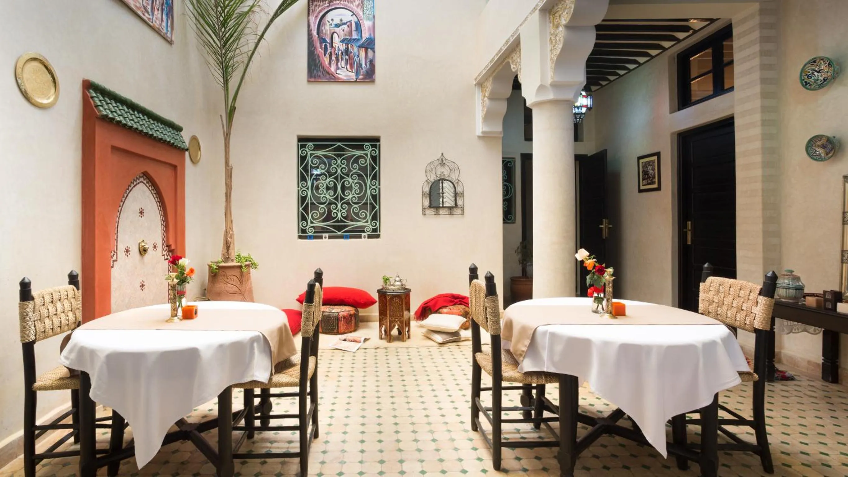 Patio in Riad Dar Benbrahim