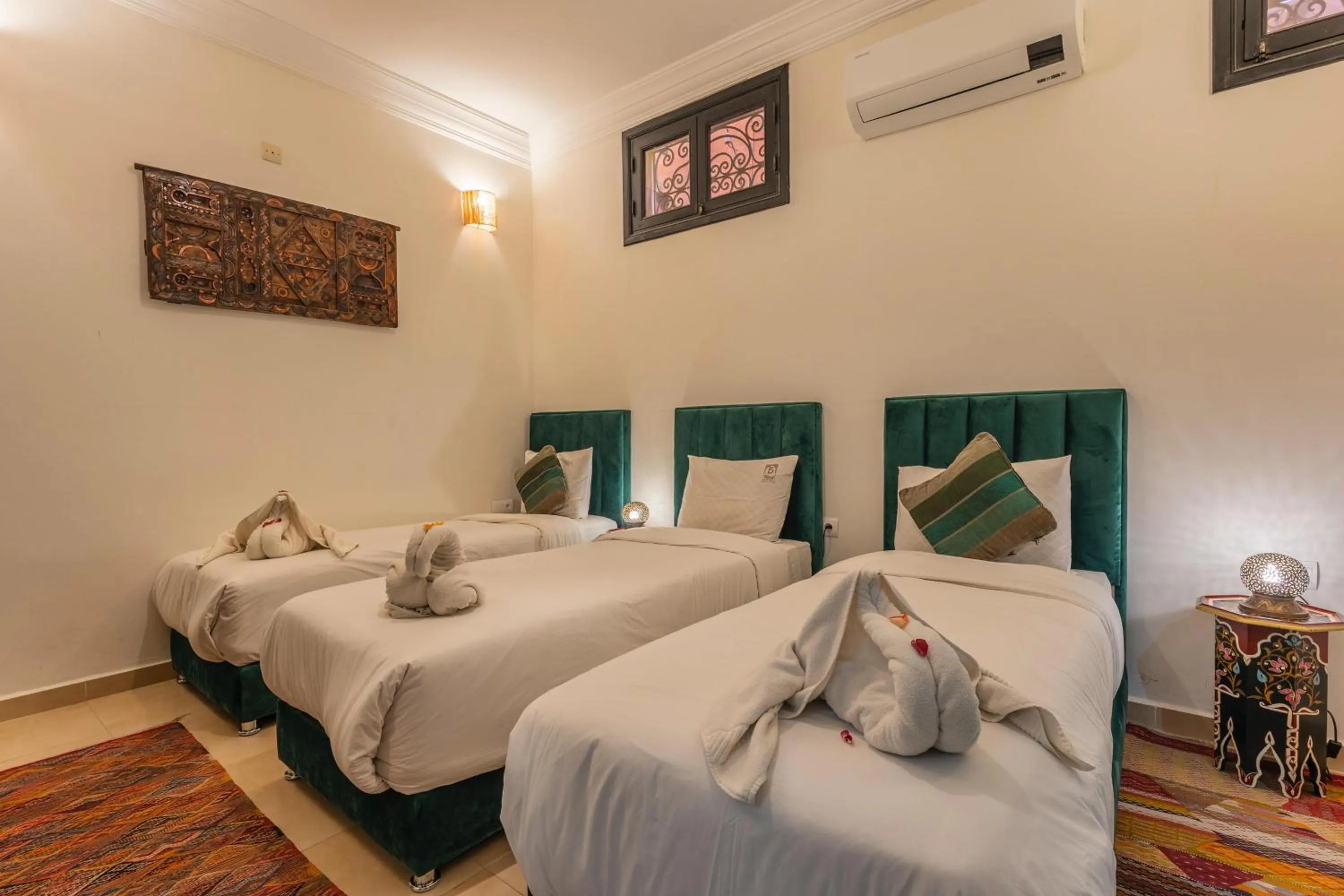 Bed in Riad Dar Benbrahim