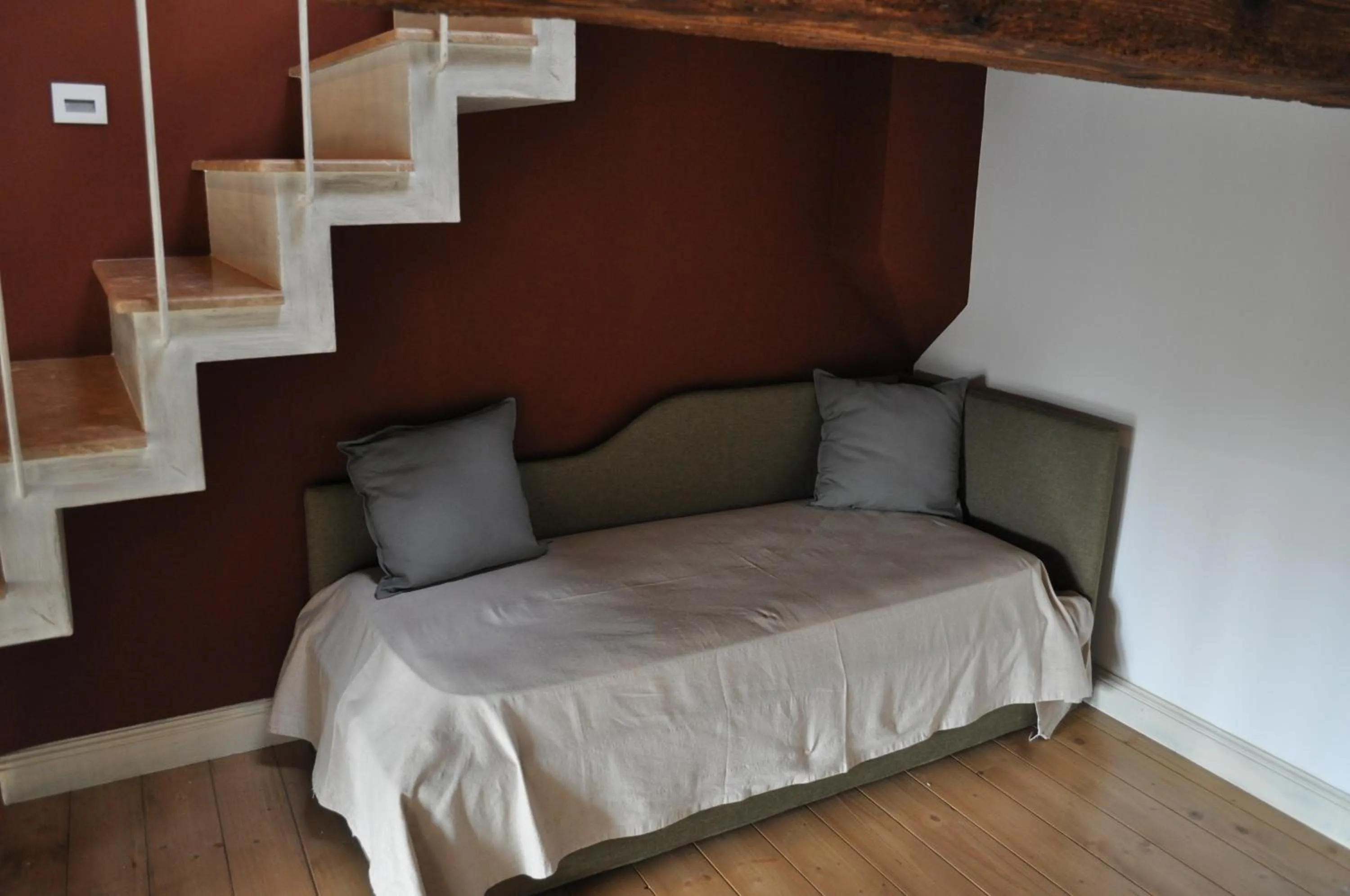 Bedroom, Bed in Visconte Apartment