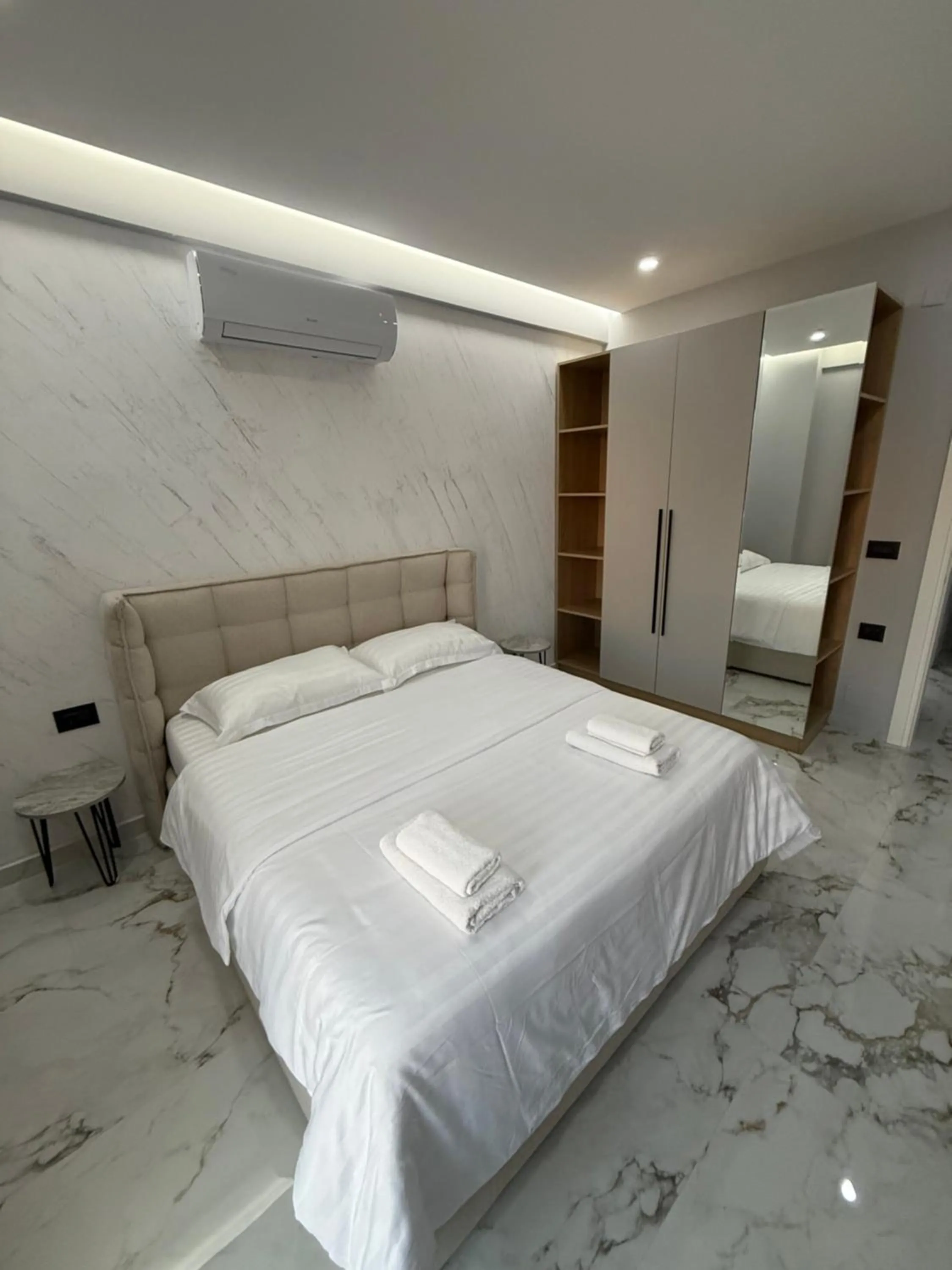 Bed in Day Lux Premium Apartments