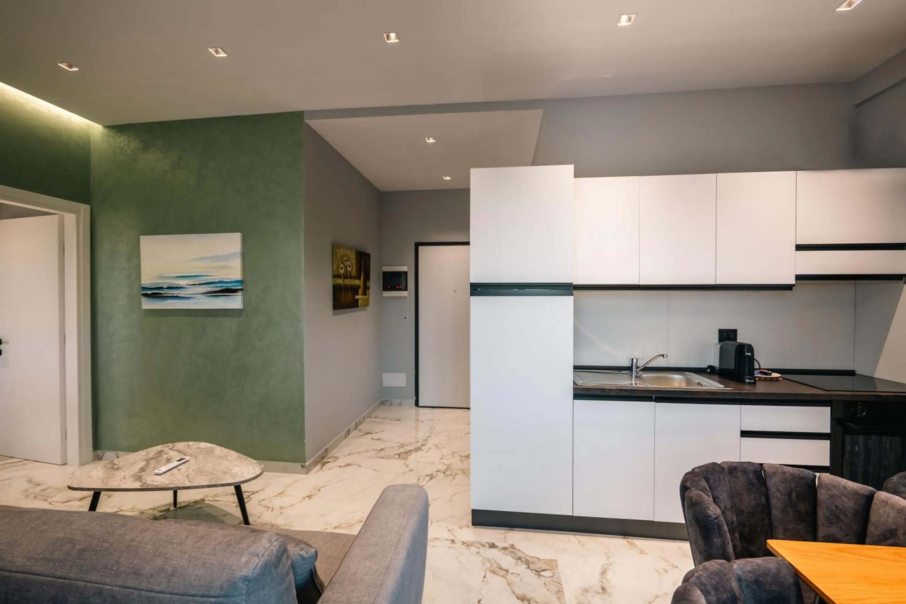 Kitchen or kitchenette in Day Lux Premium Apartments