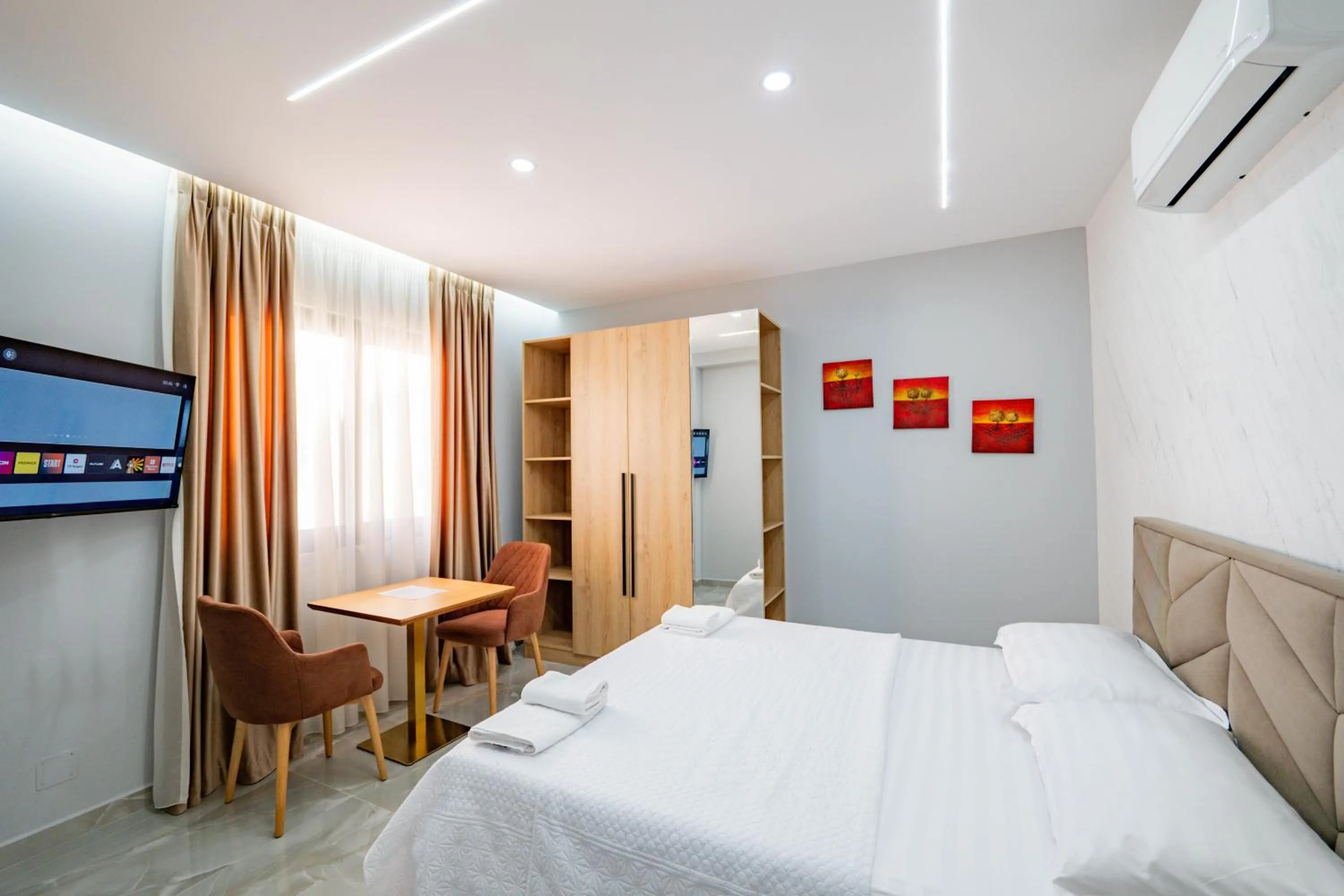 Bed in Day Lux Premium Apartments