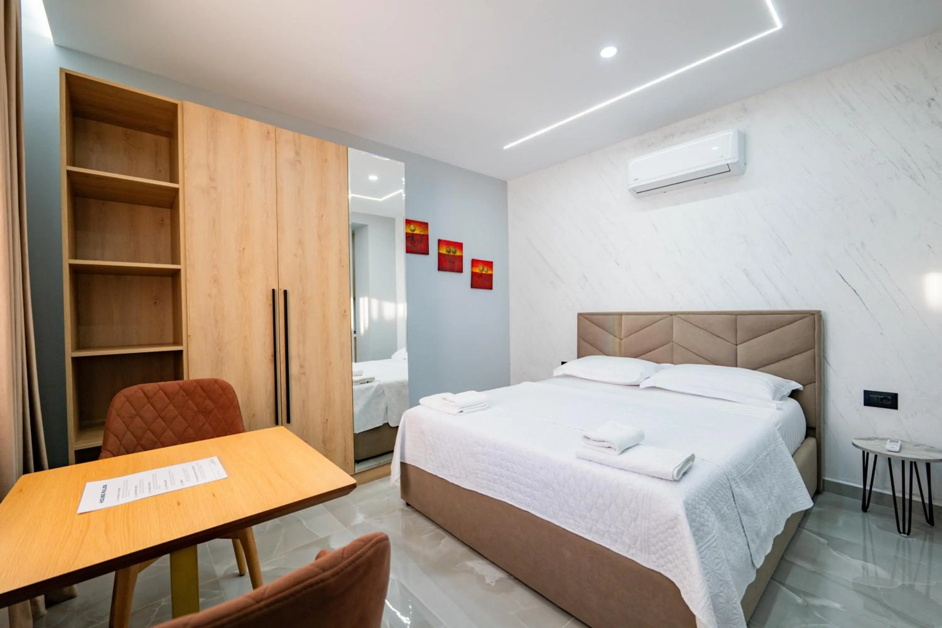 Bed in Day Lux Premium Apartments