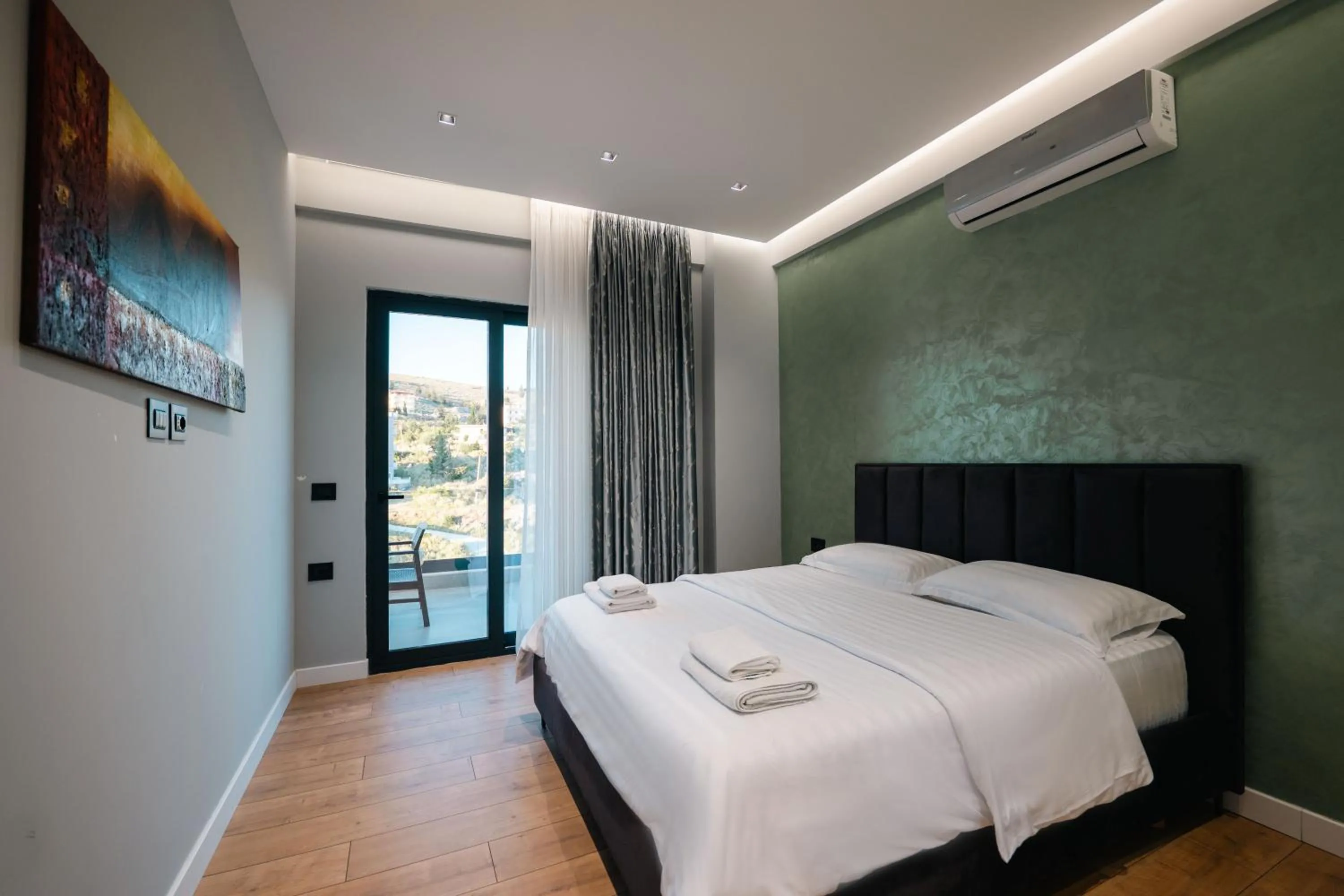 Bed in Day Lux Premium Apartments
