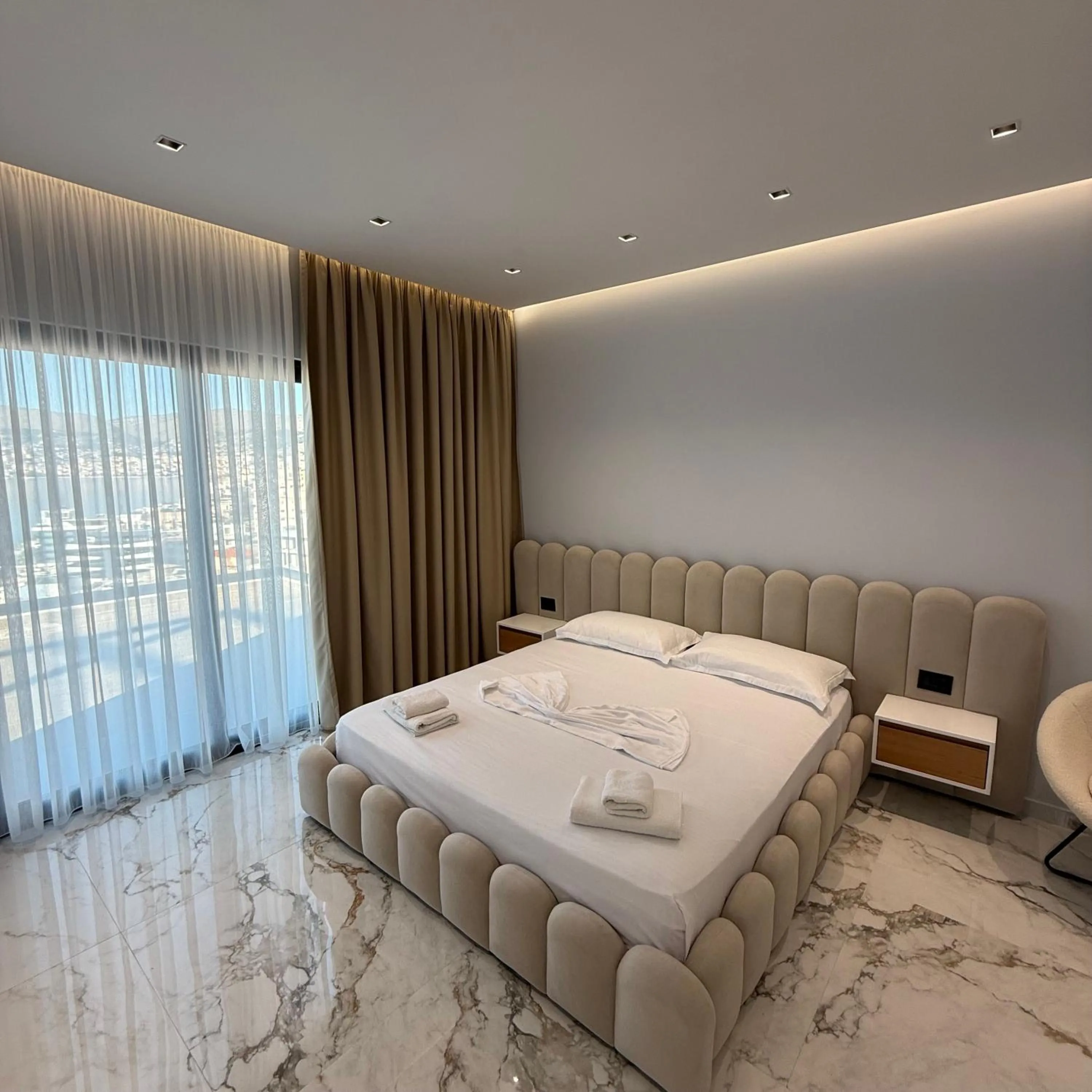 Bed in Day Lux Premium Apartments