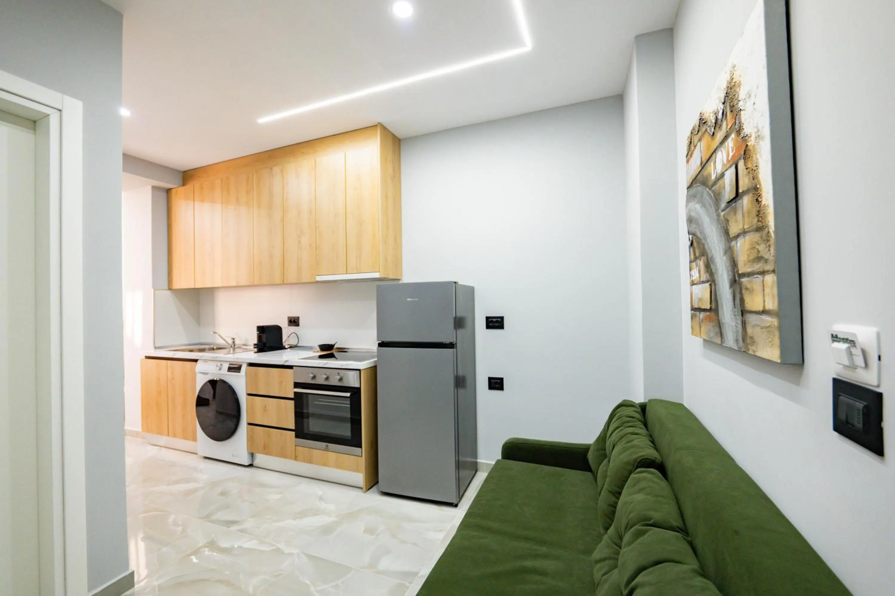 Kitchen or kitchenette in Day Lux Premium Apartments