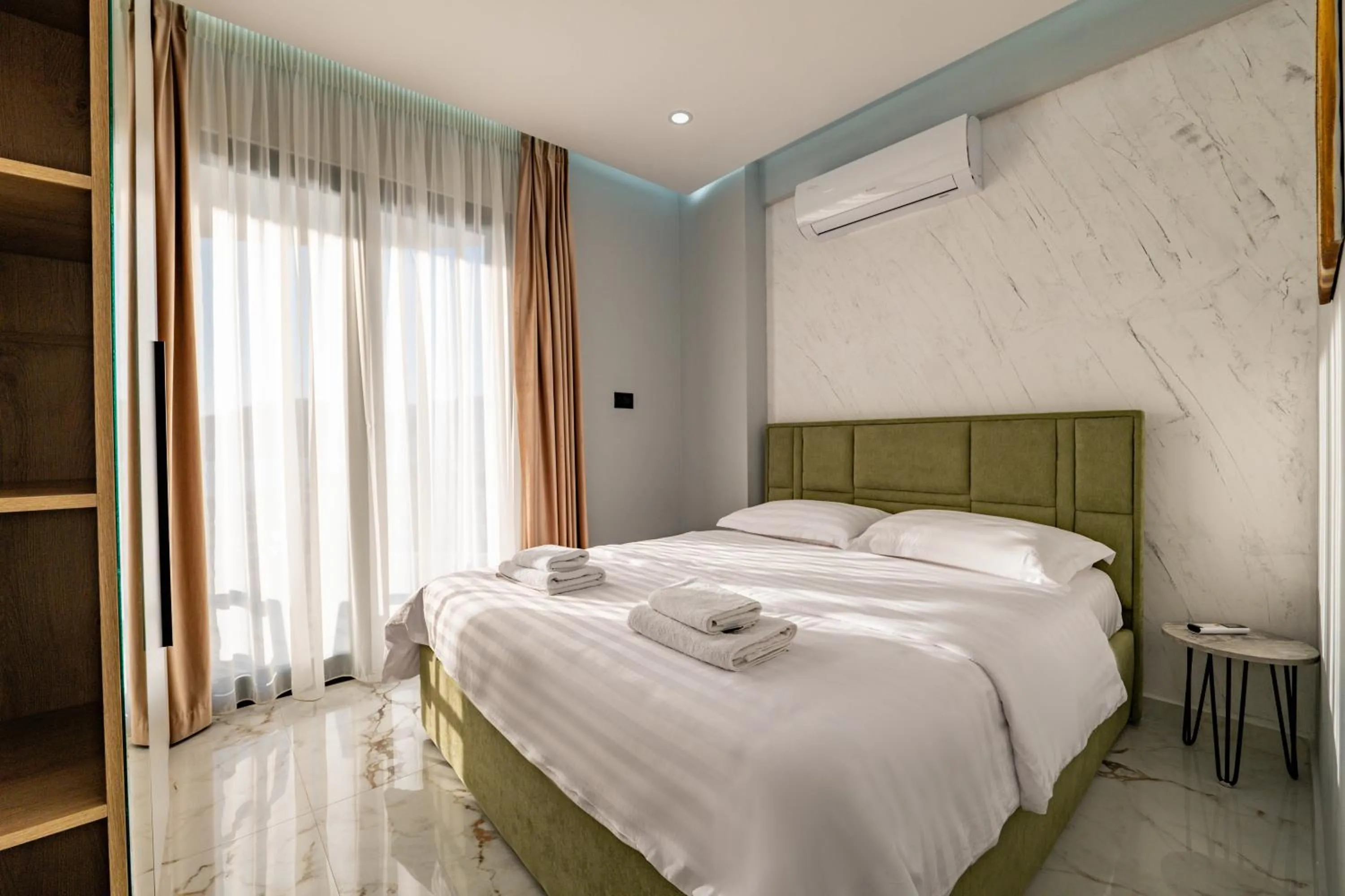 Bed in Day Lux Premium Apartments