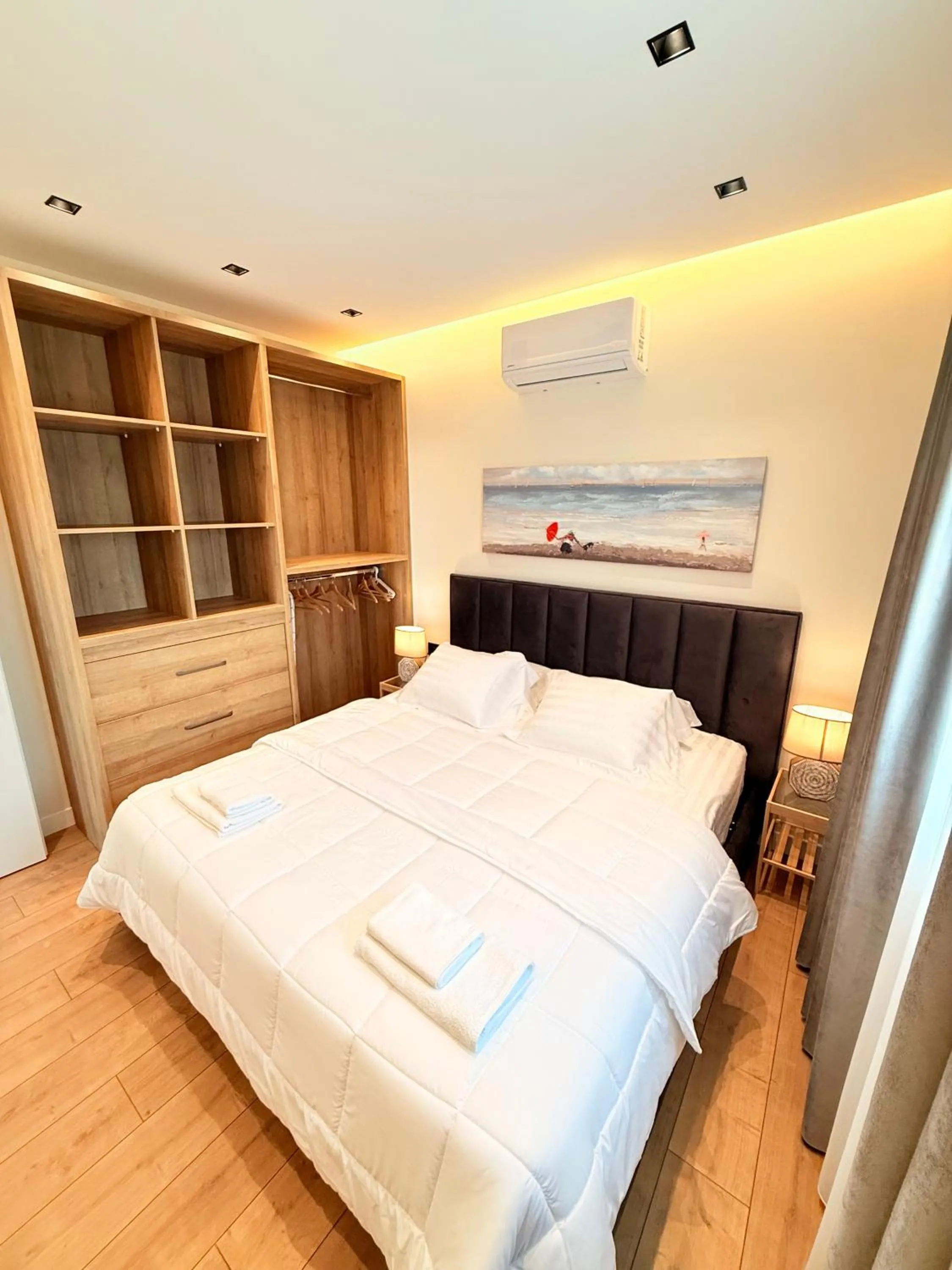 Bed in Day Lux Premium Apartments