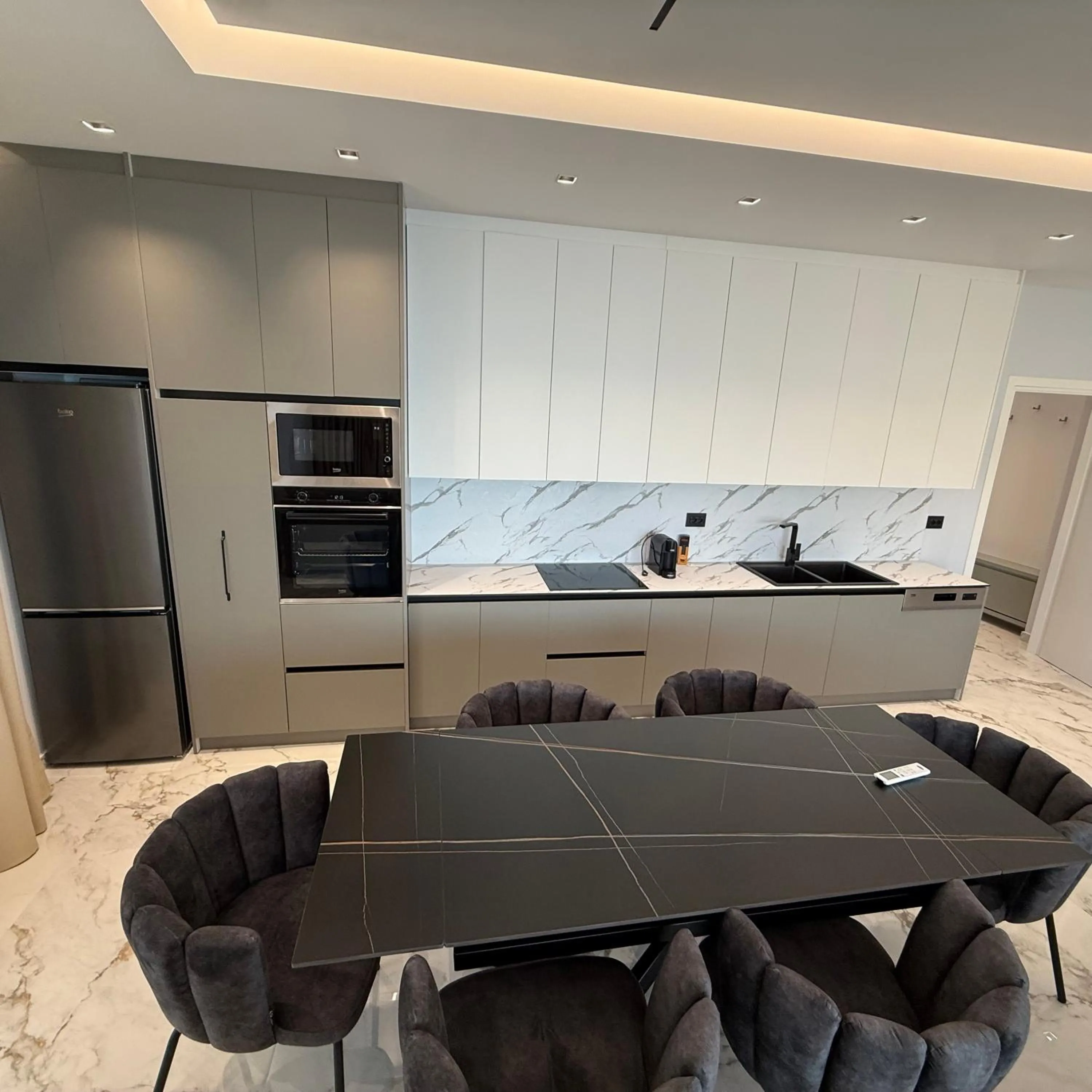 Kitchen or kitchenette in Day Lux Premium Apartments