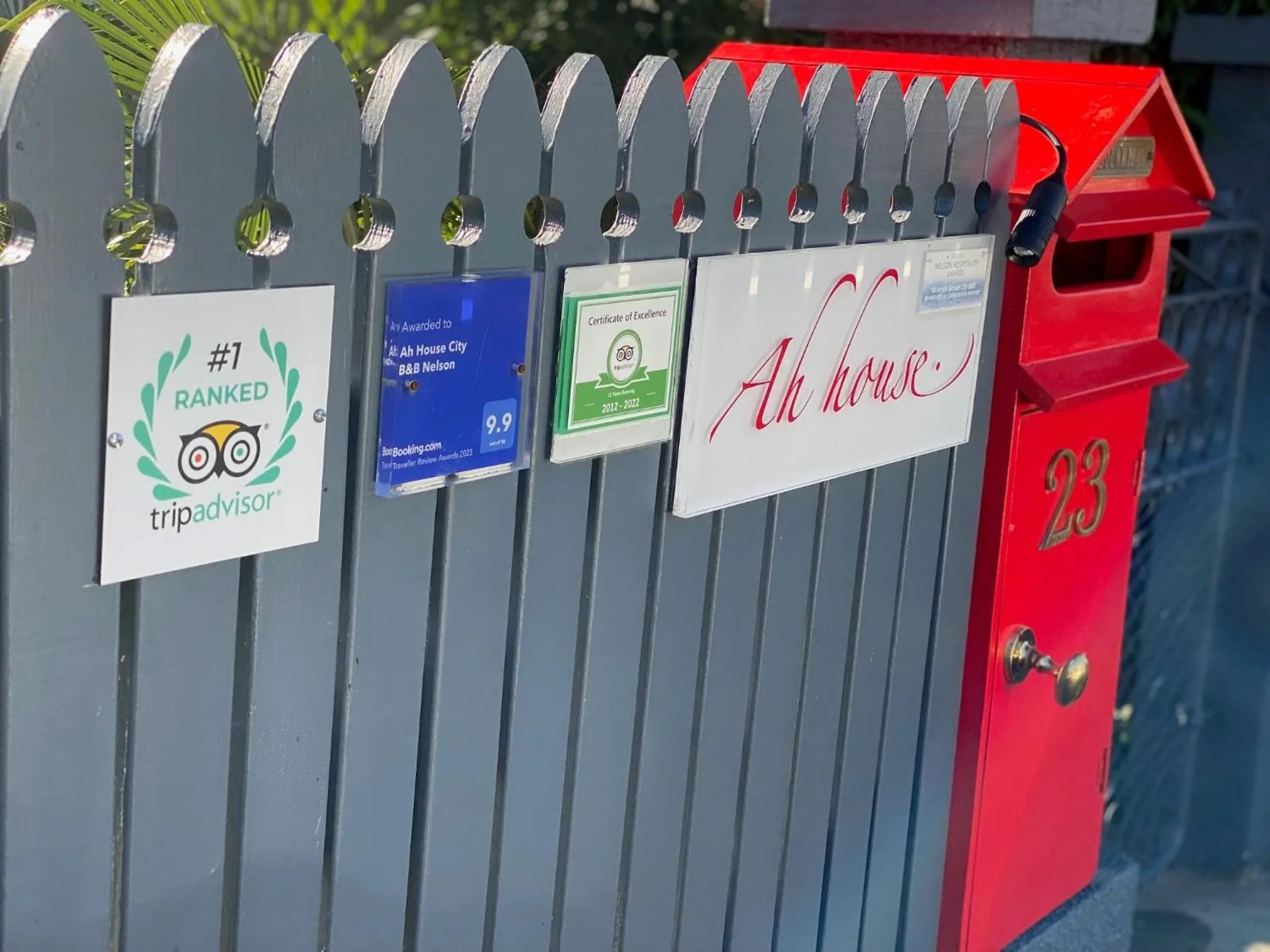 View (from property/room) in Ah House City B&B Nelson