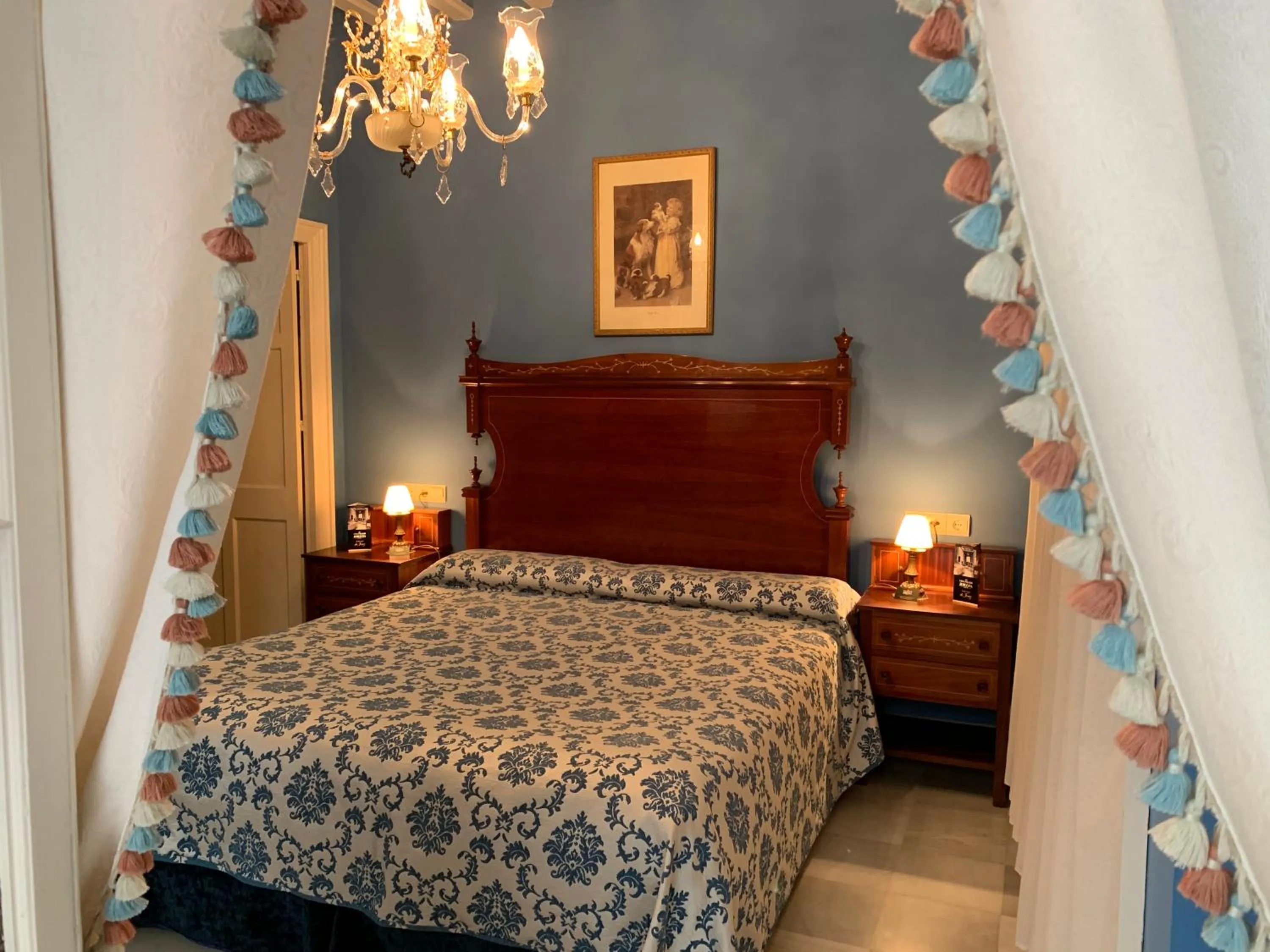 Decorative detail, Bed in Casa Palacio Jerezana