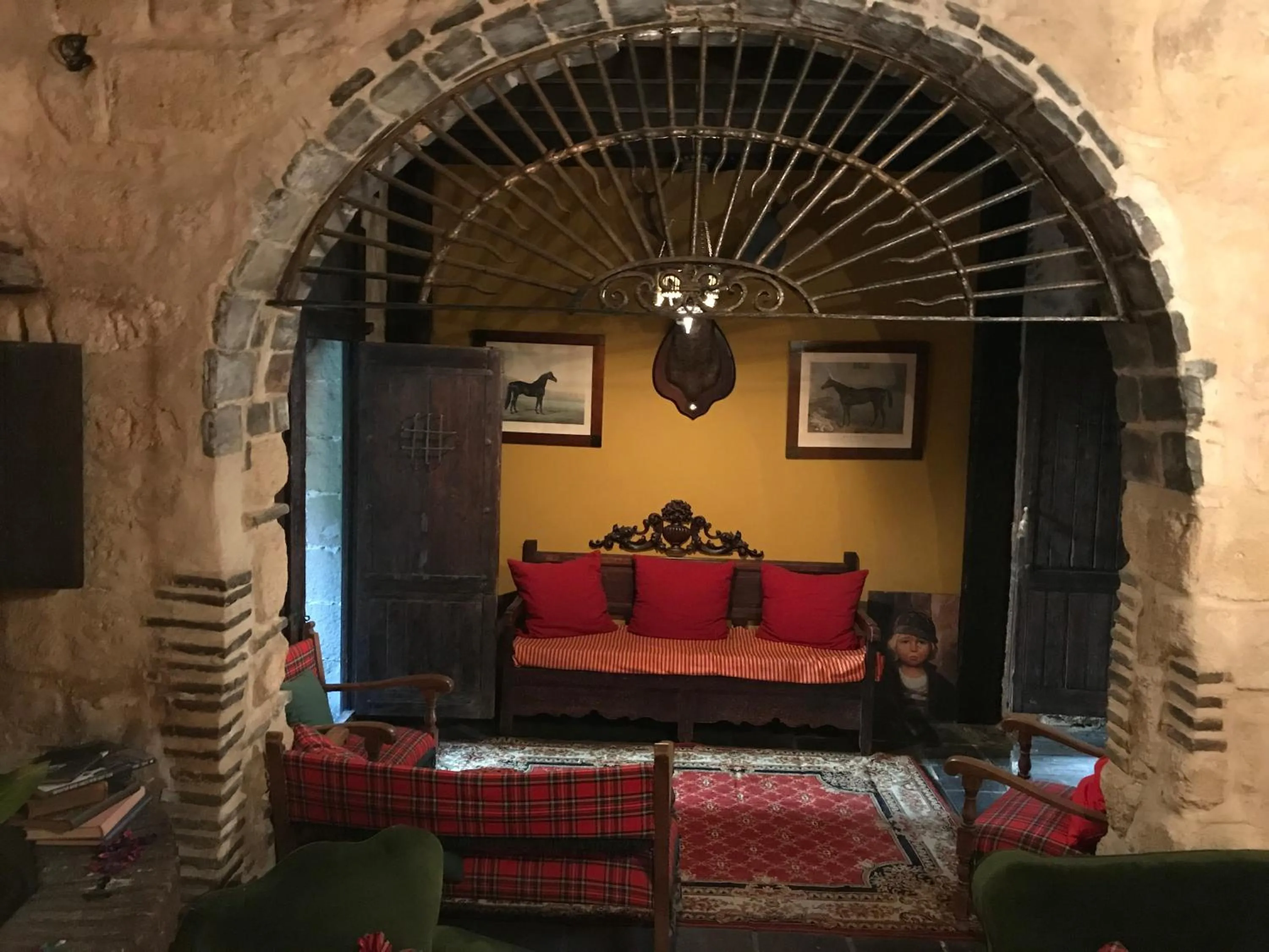 Library in Casa Palacio Jerezana