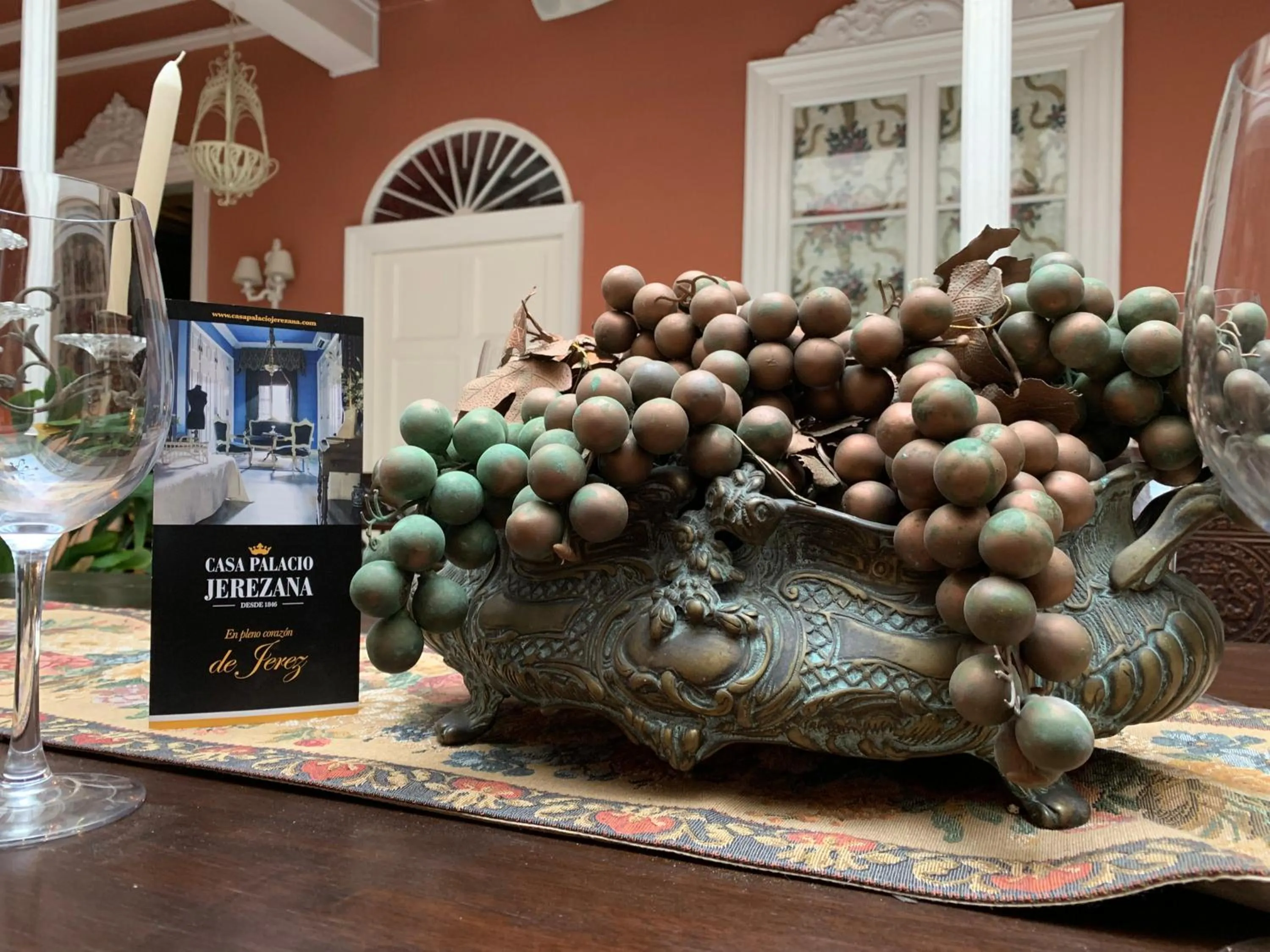 Decorative detail in Casa Palacio Jerezana