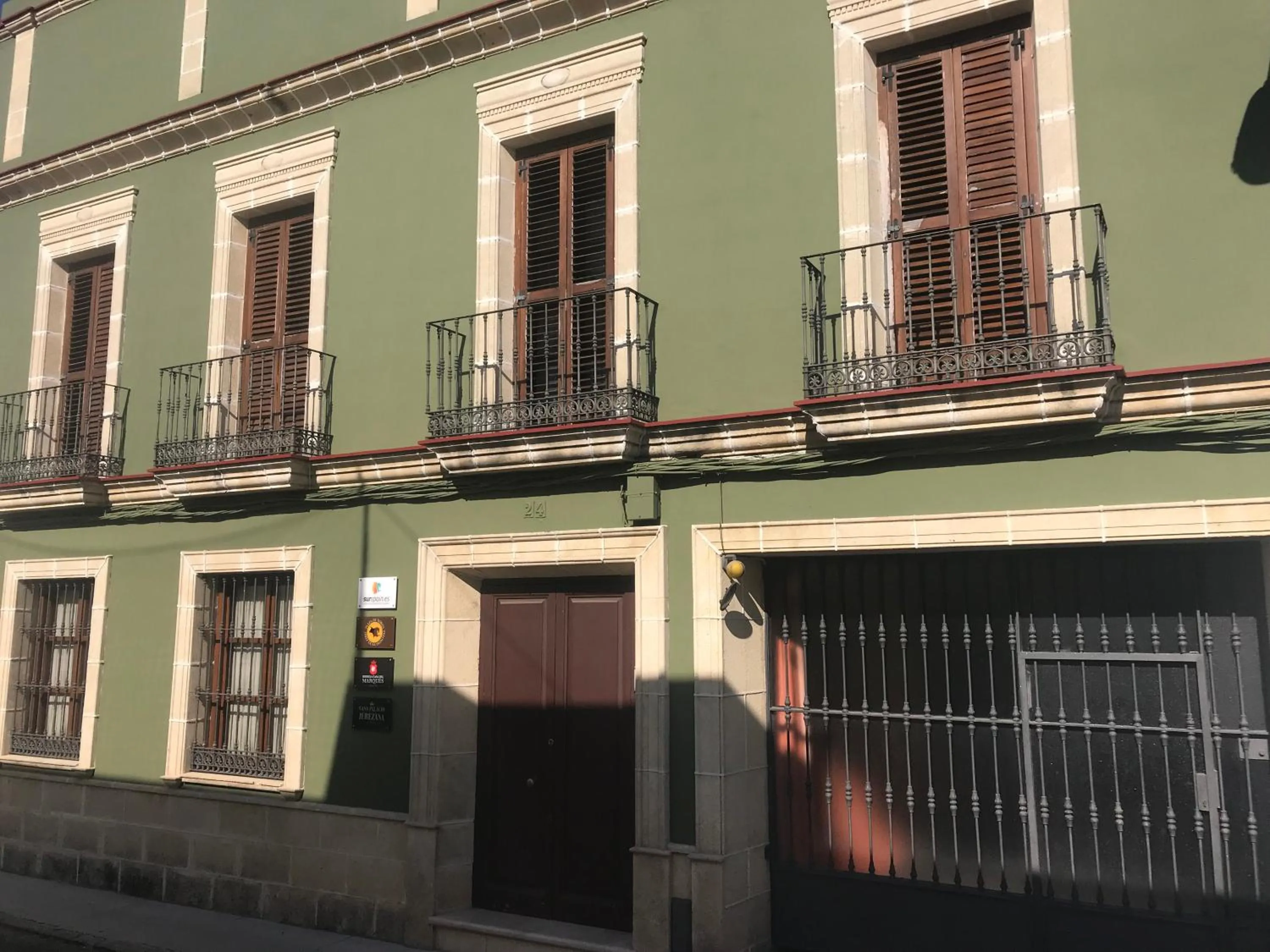 Facade/entrance in Casa Palacio Jerezana