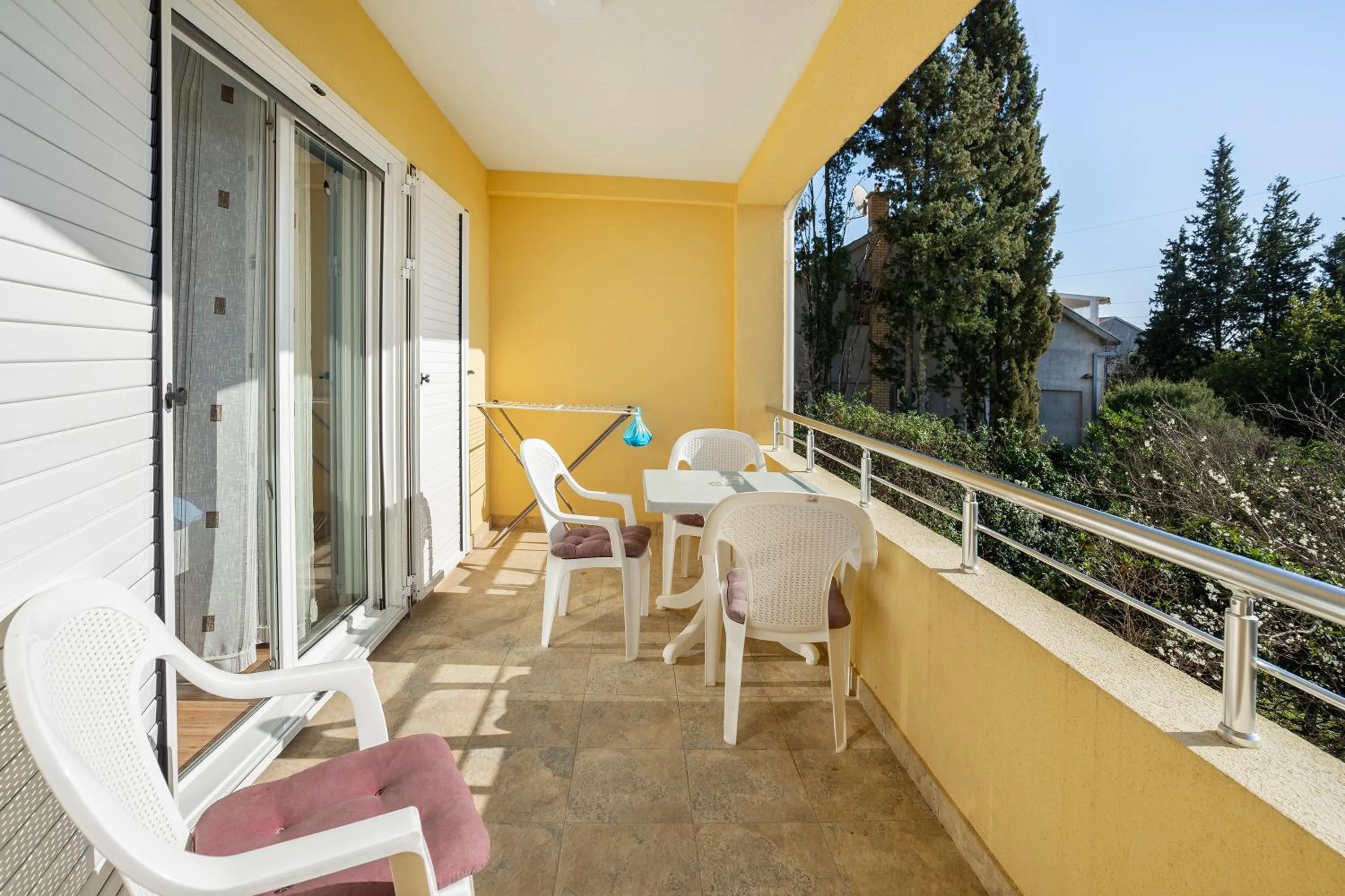 Balcony/Terrace in Apartments Viktoria