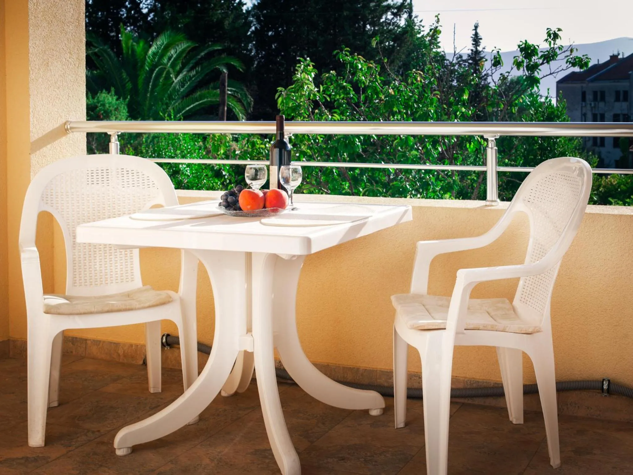 Balcony/Terrace in Apartments Viktoria