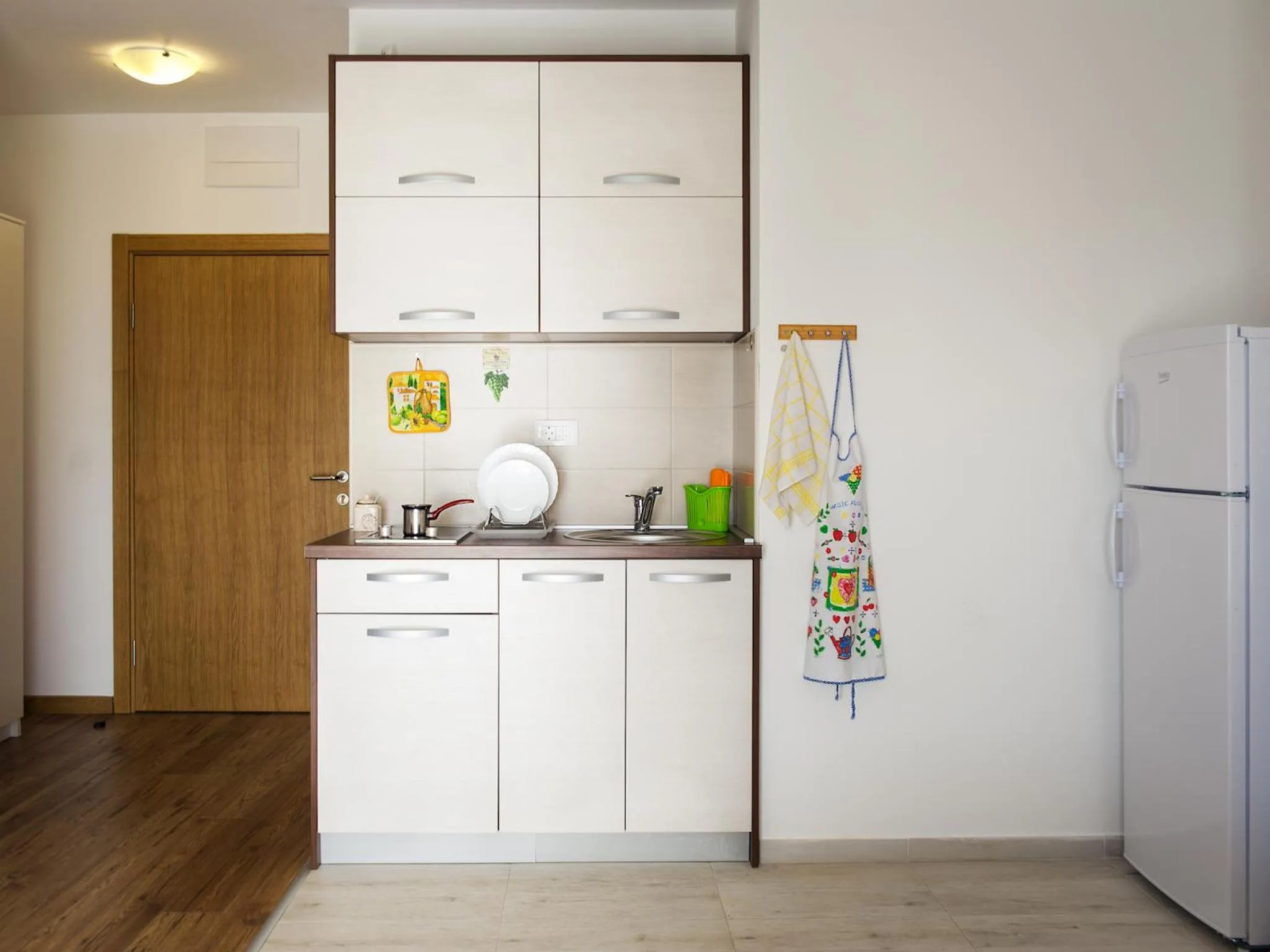 Kitchen or kitchenette in Apartments Viktoria