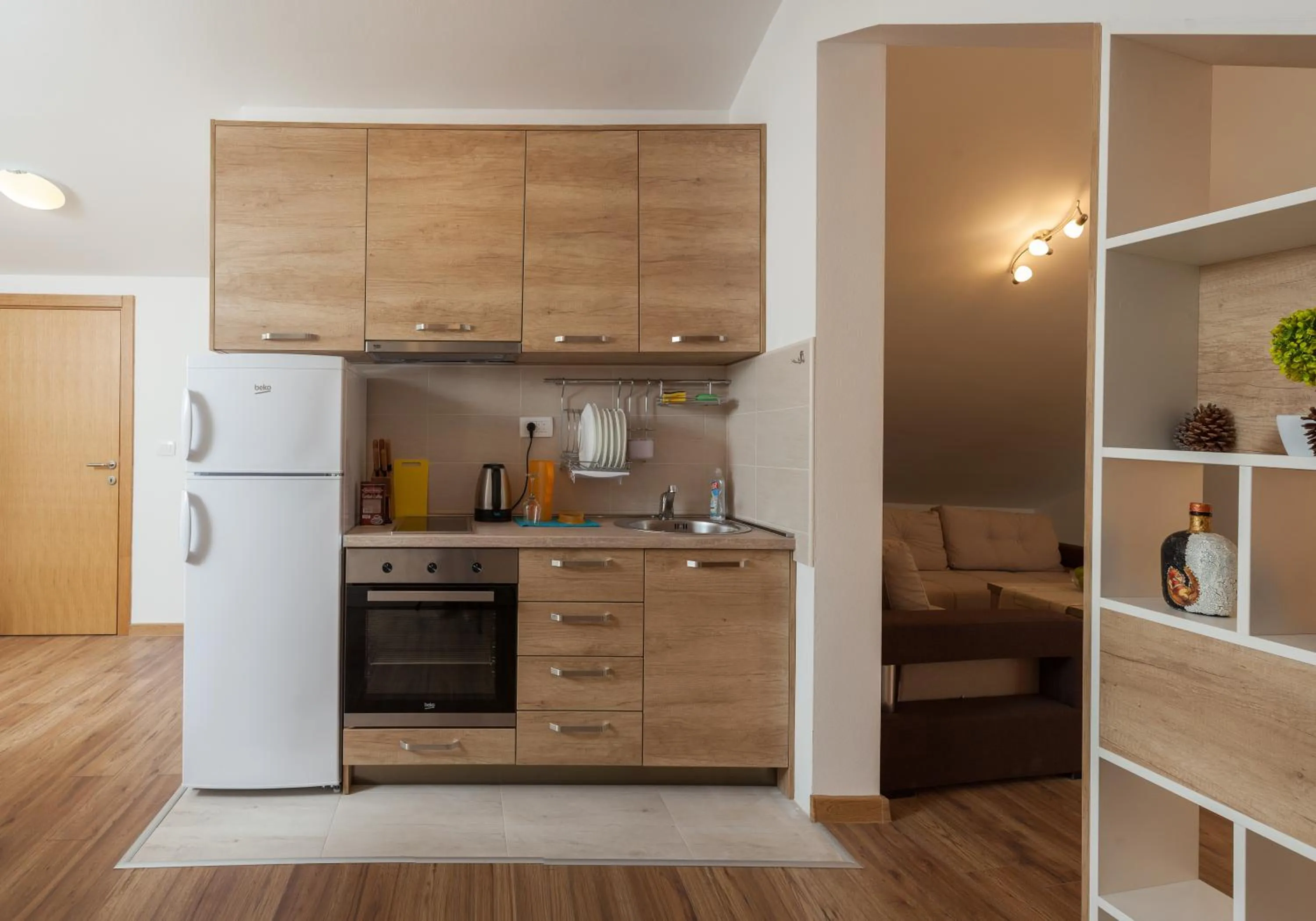 Kitchen or kitchenette in Apartments Viktoria
