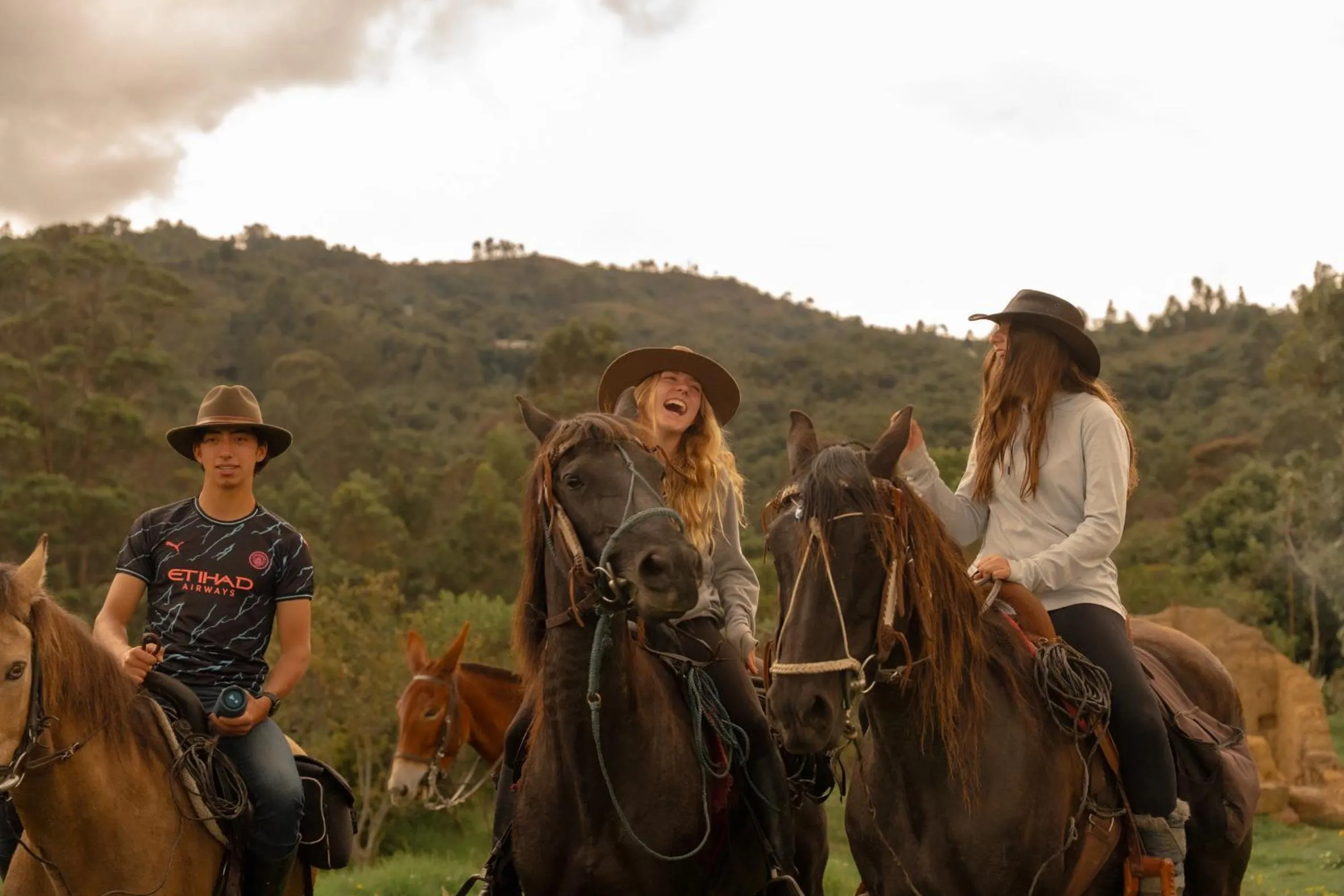 Horse-riding in Hotel Casa Selvaggio
