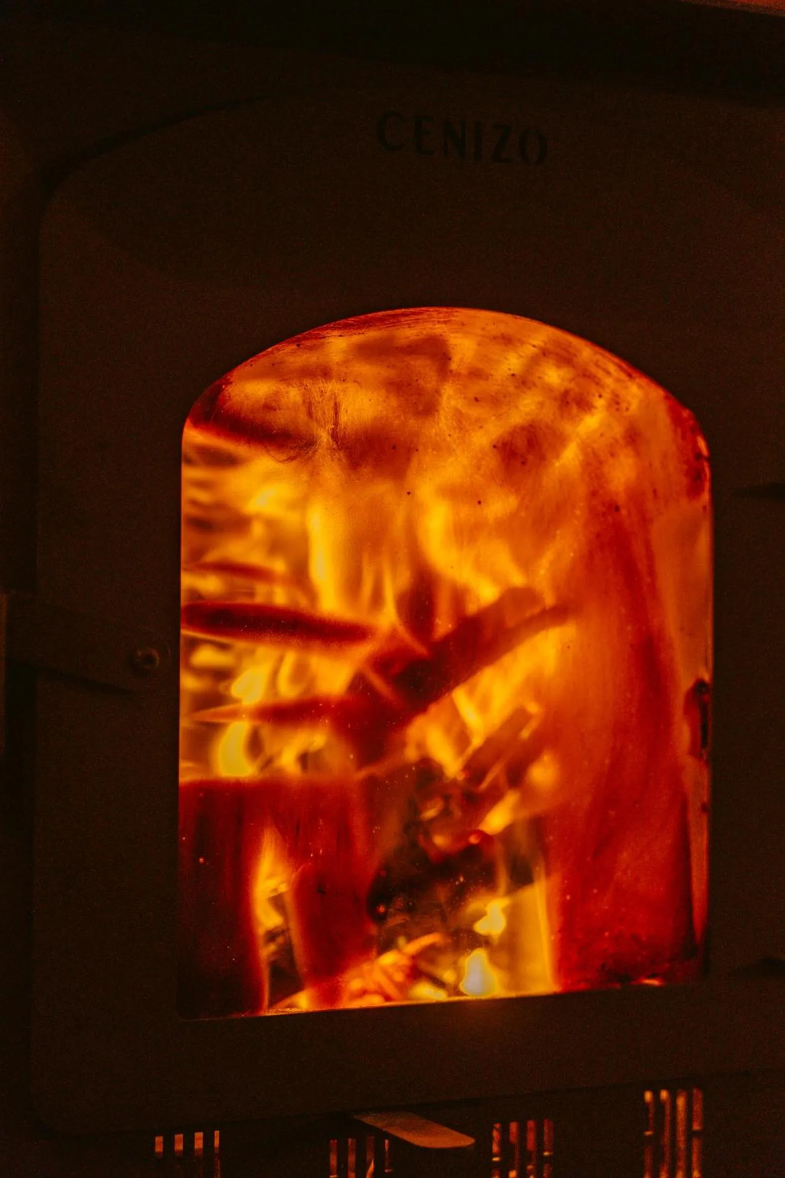 fireplace in Hotel Casa Selvaggio