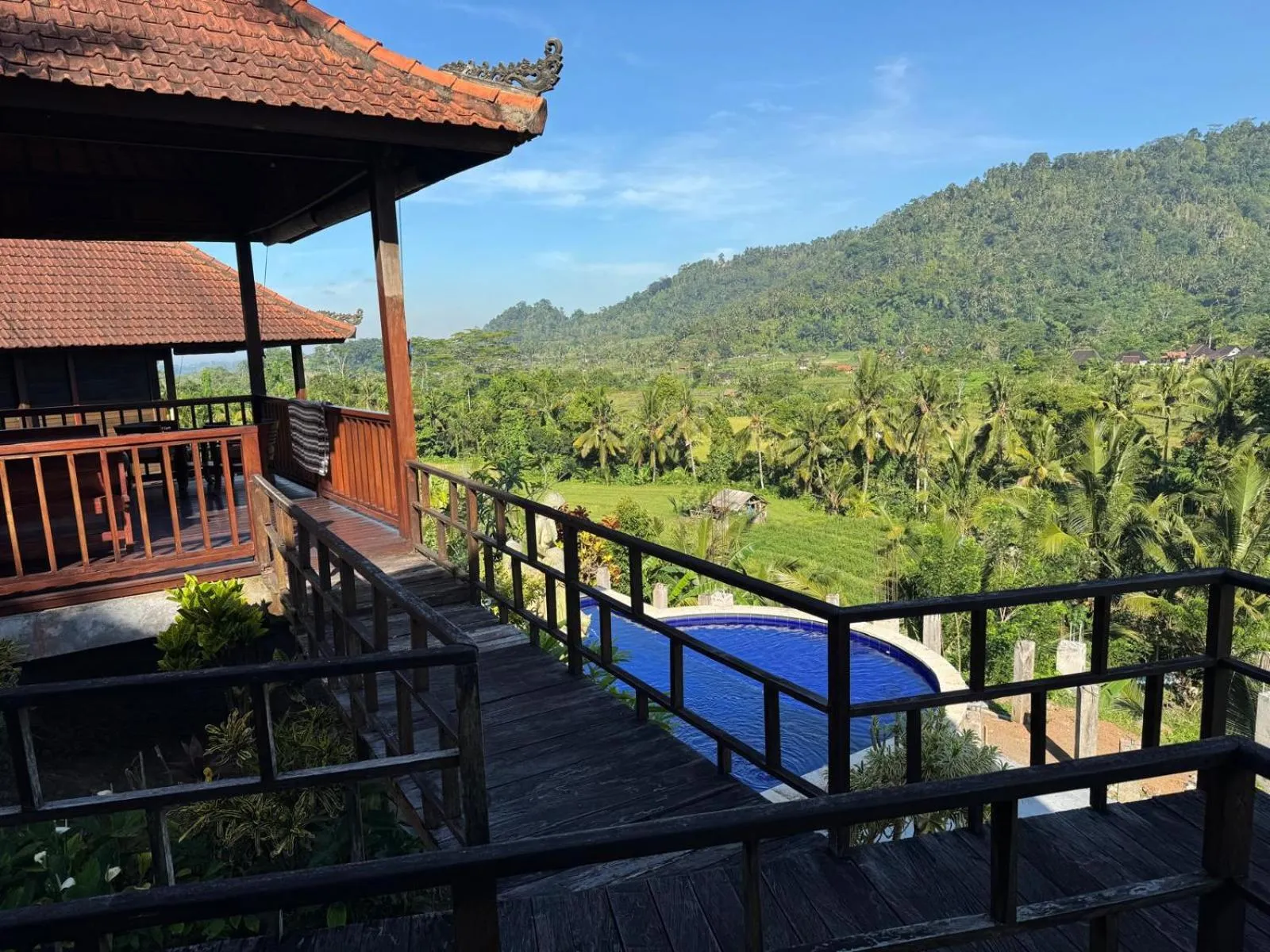 Balcony/Terrace in Beji Ayu Villas Sidemen