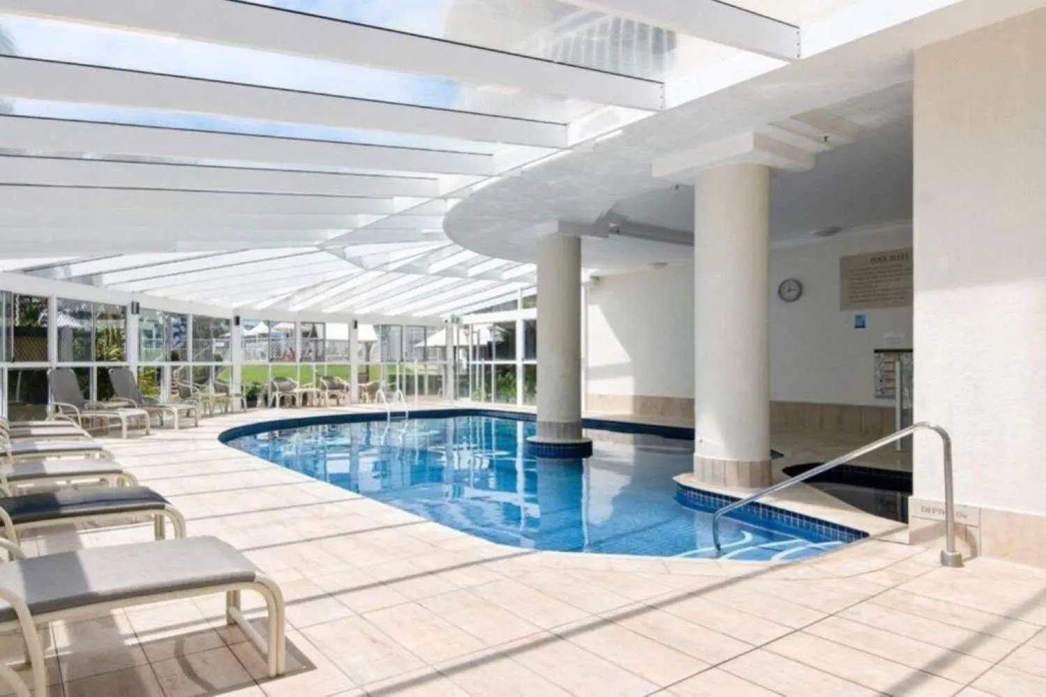 Swimming pool in Ocean View Coastal Haven in Burleigh Heads