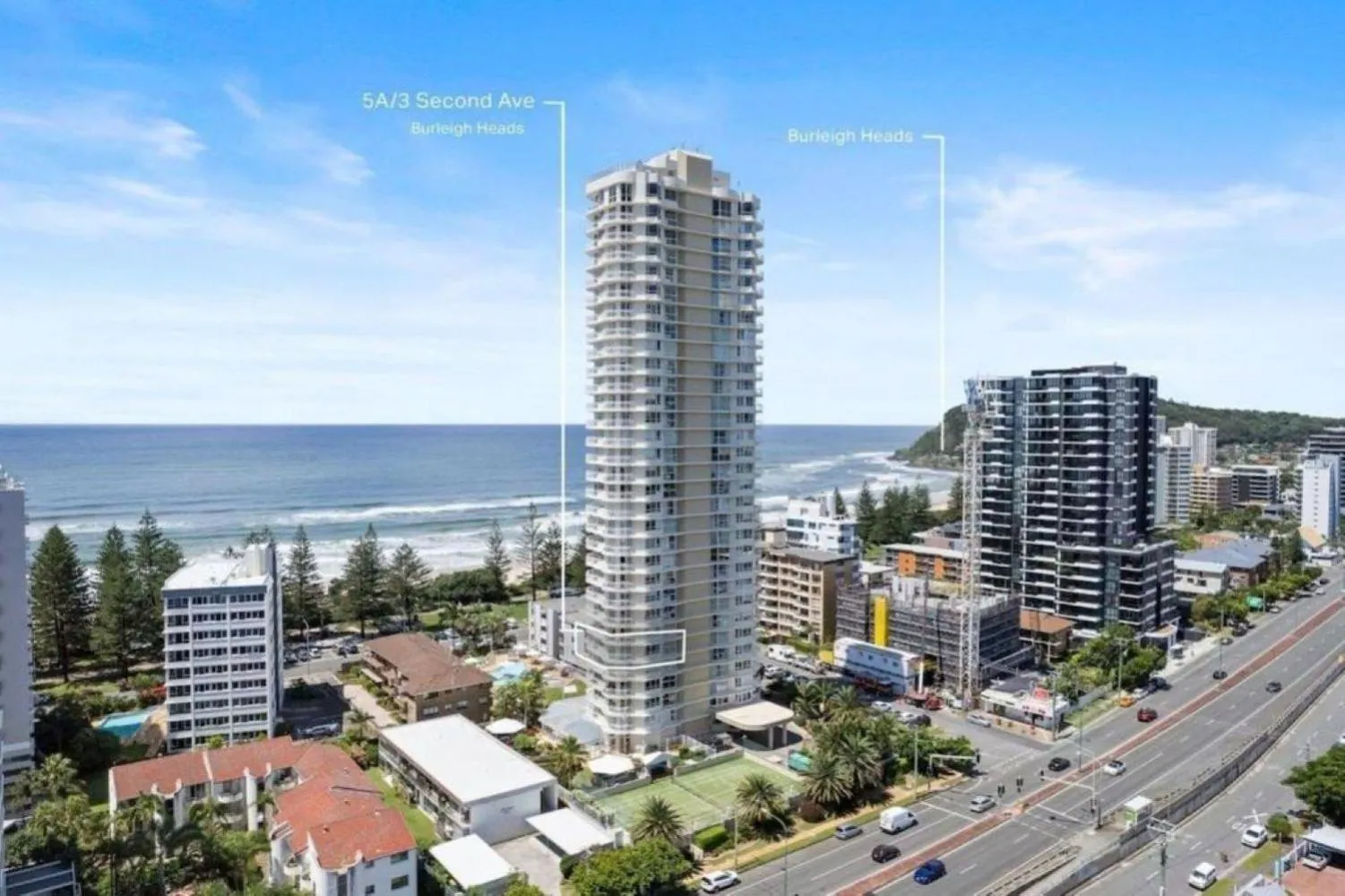 Property building in Ocean View Coastal Haven in Burleigh Heads