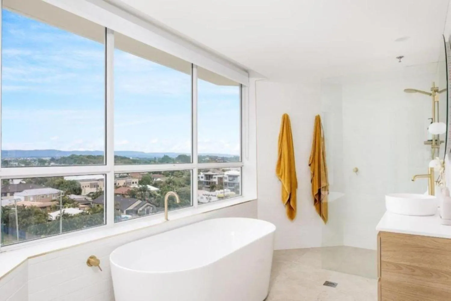 Bathroom in Ocean View Coastal Haven in Burleigh Heads