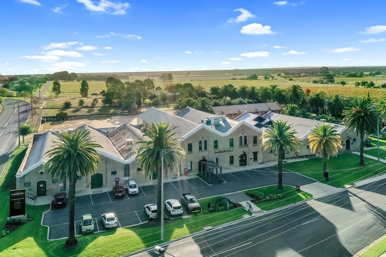 Property building in Tuileries at De Bortoli Rutherglen