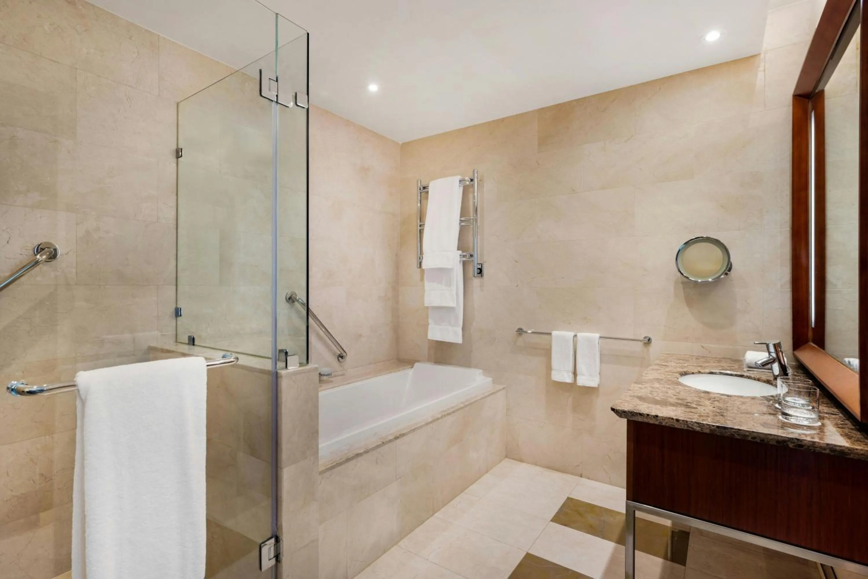 Bathroom in JW Marriott Marquis City Center Doha