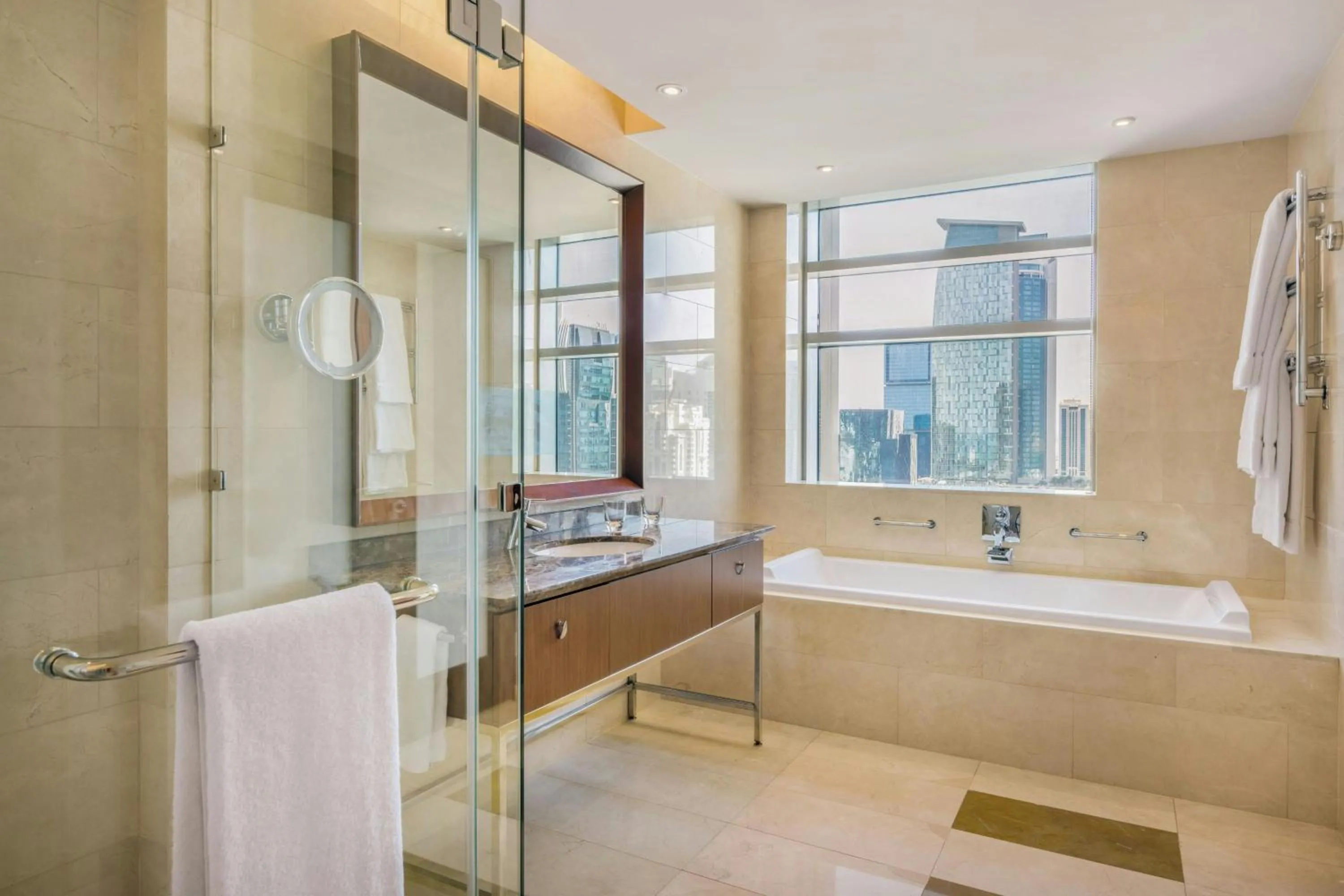 Bathroom in JW Marriott Marquis City Center Doha
