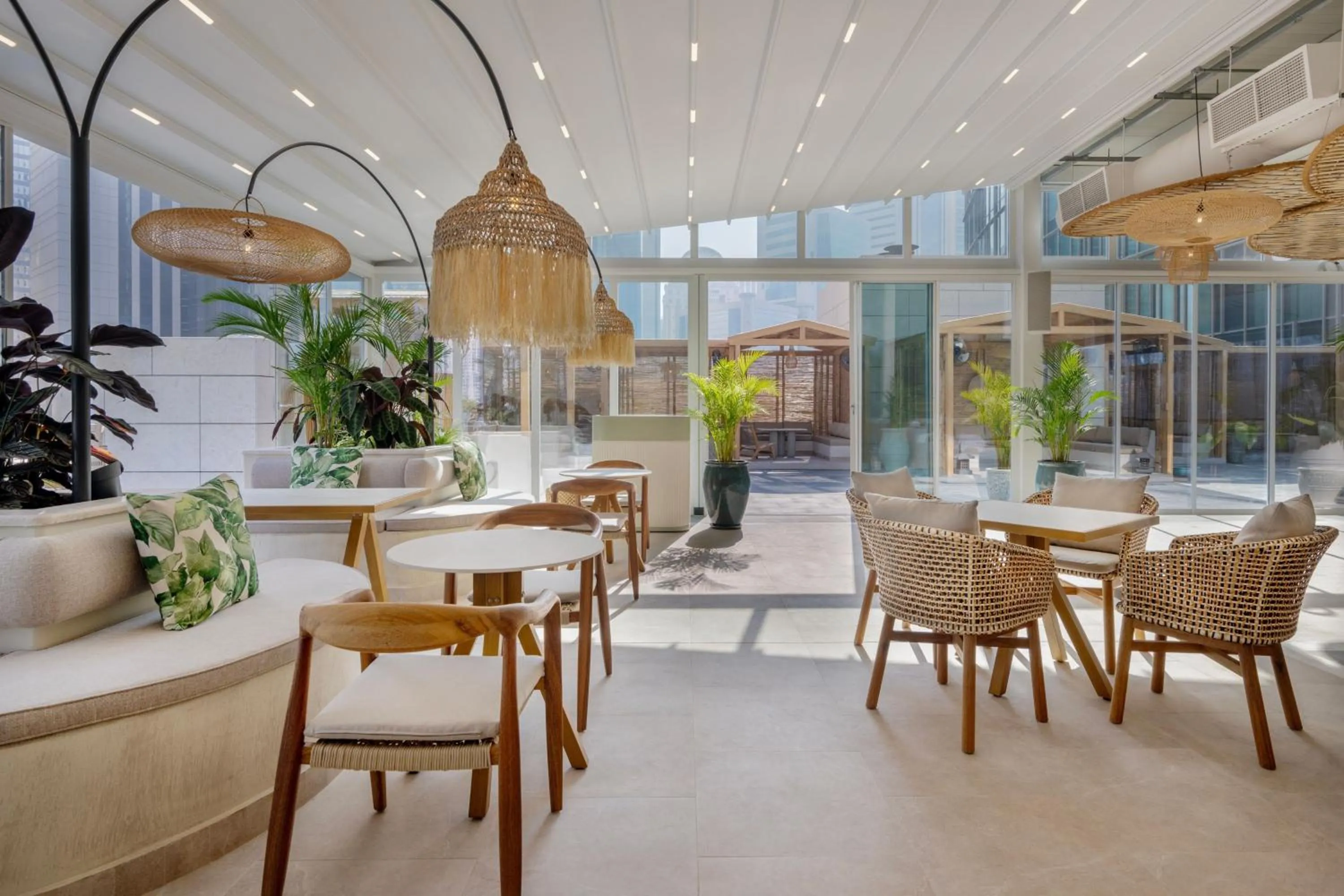 Restaurant/places to eat in JW Marriott Marquis City Center Doha