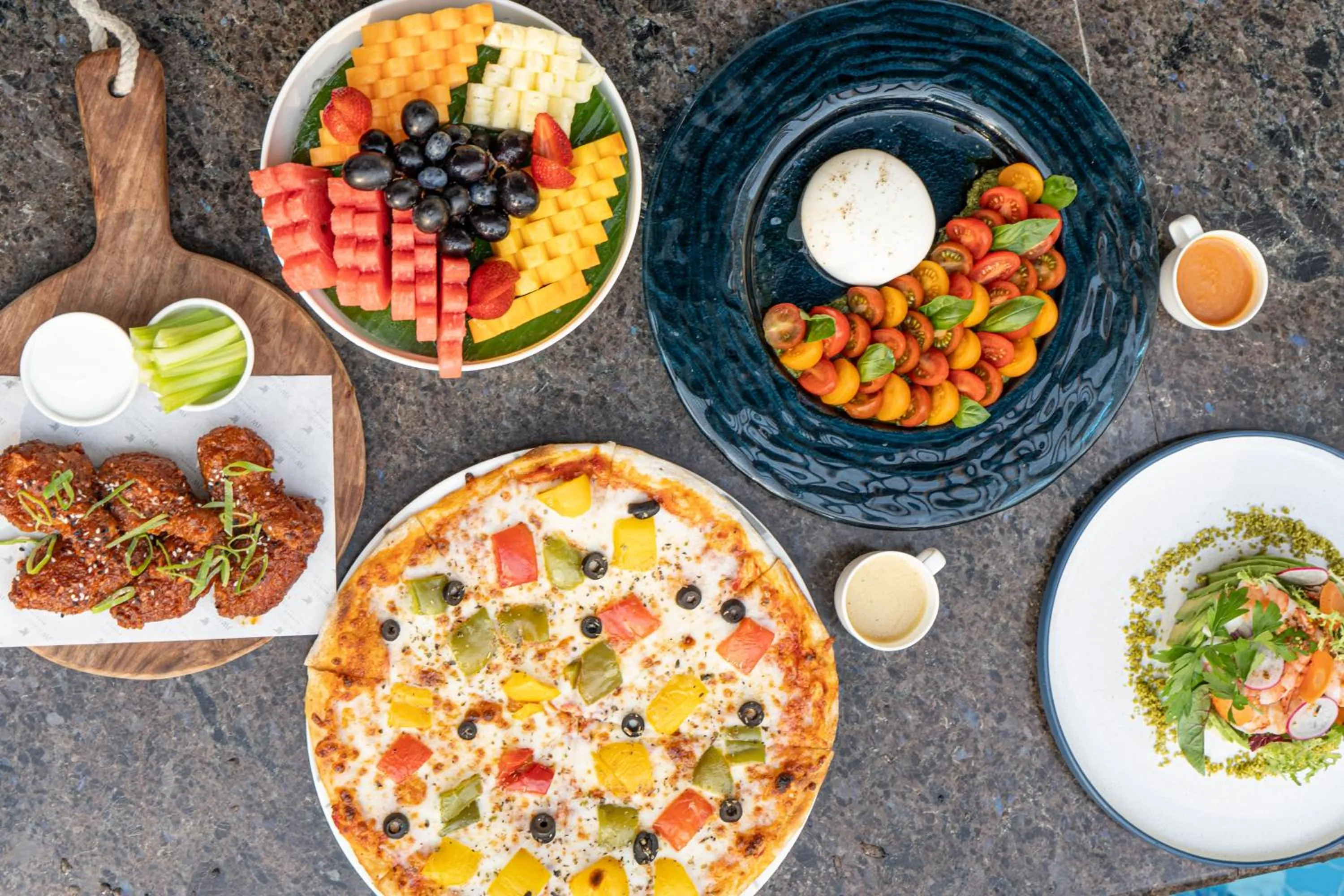 Restaurant/places to eat in JW Marriott Marquis City Center Doha