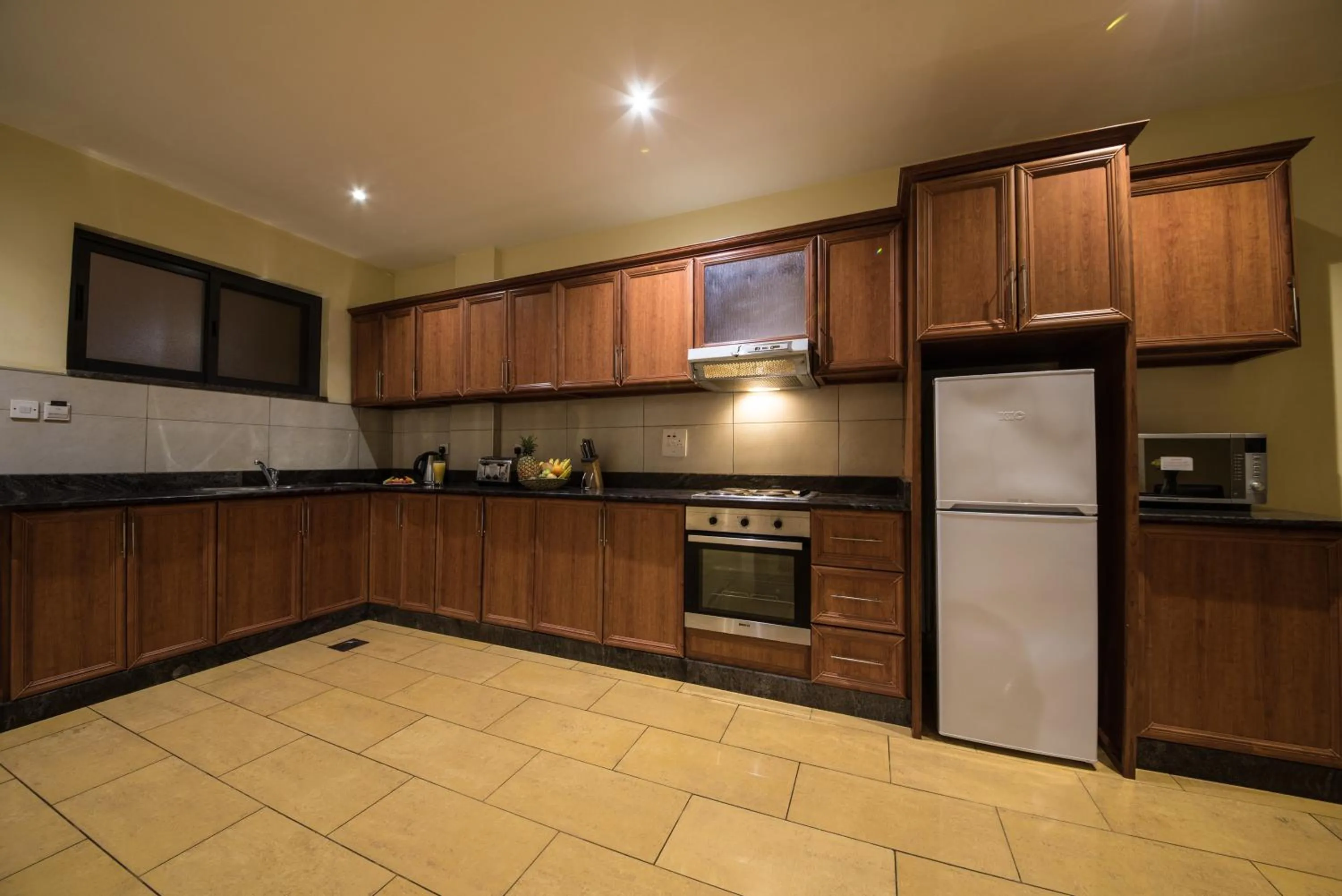 Kitchen or kitchenette in Bukoto Heights Apartments
