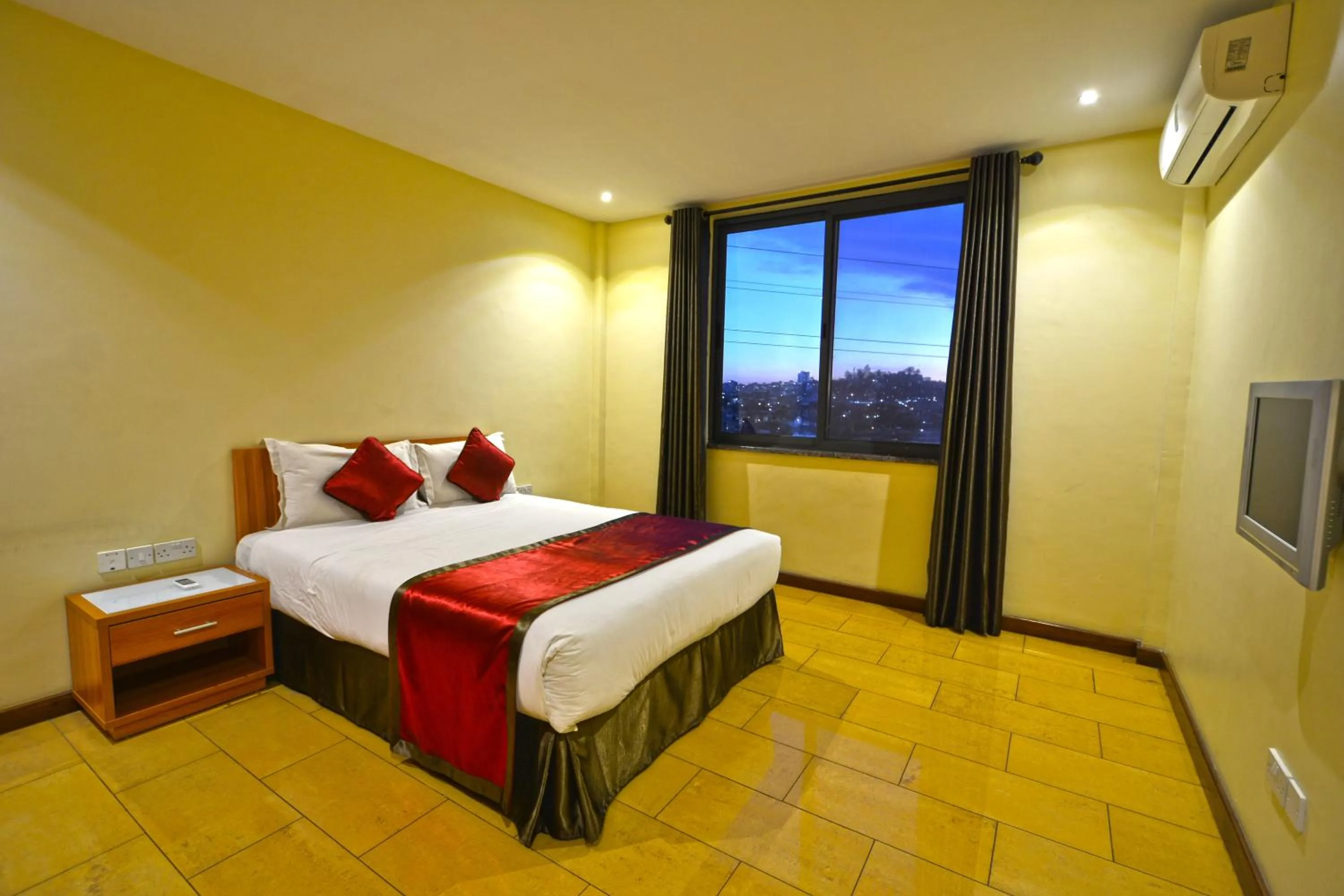 Bedroom in Bukoto Heights Apartments