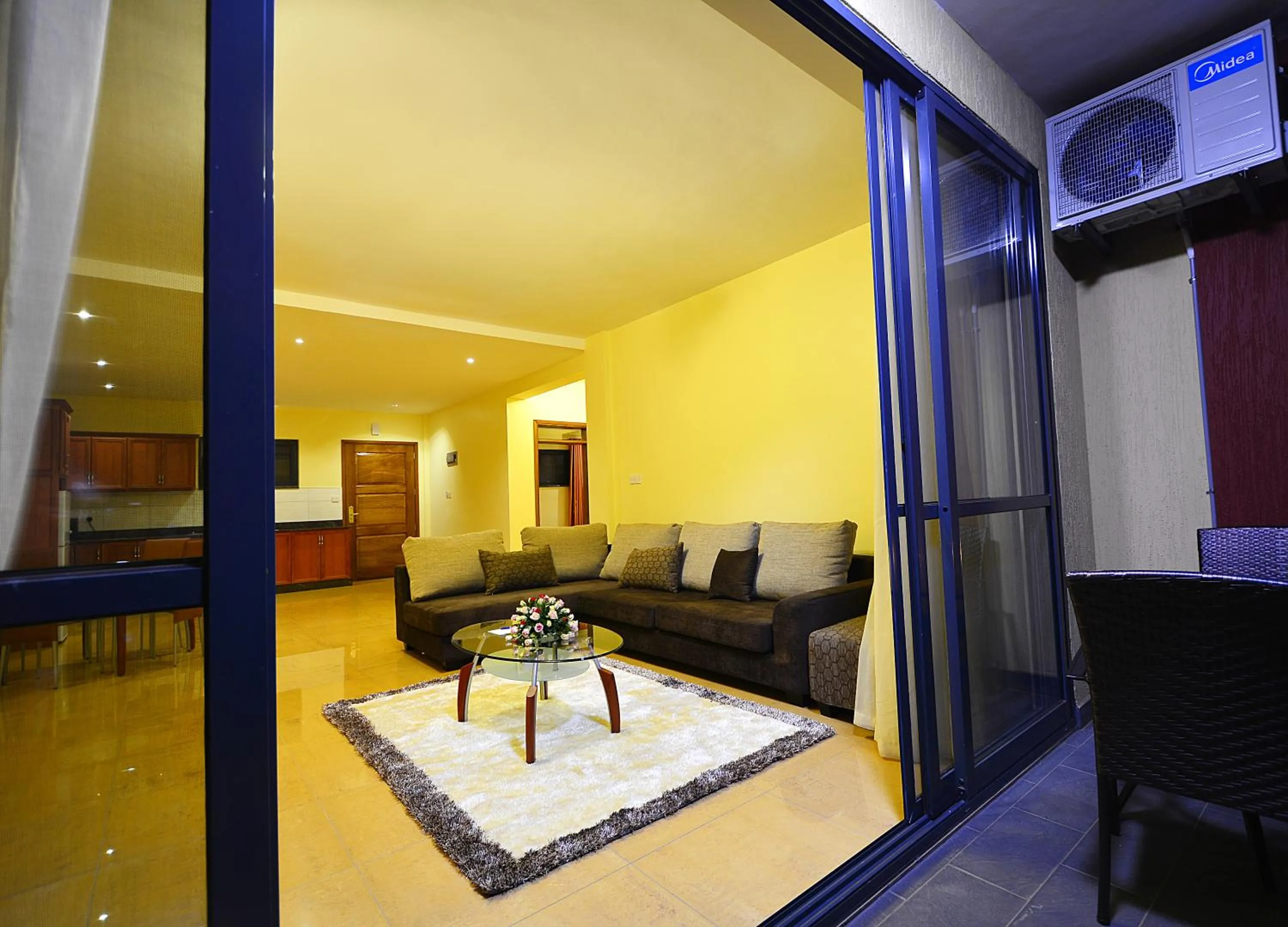 Balcony/Terrace in Bukoto Heights Apartments