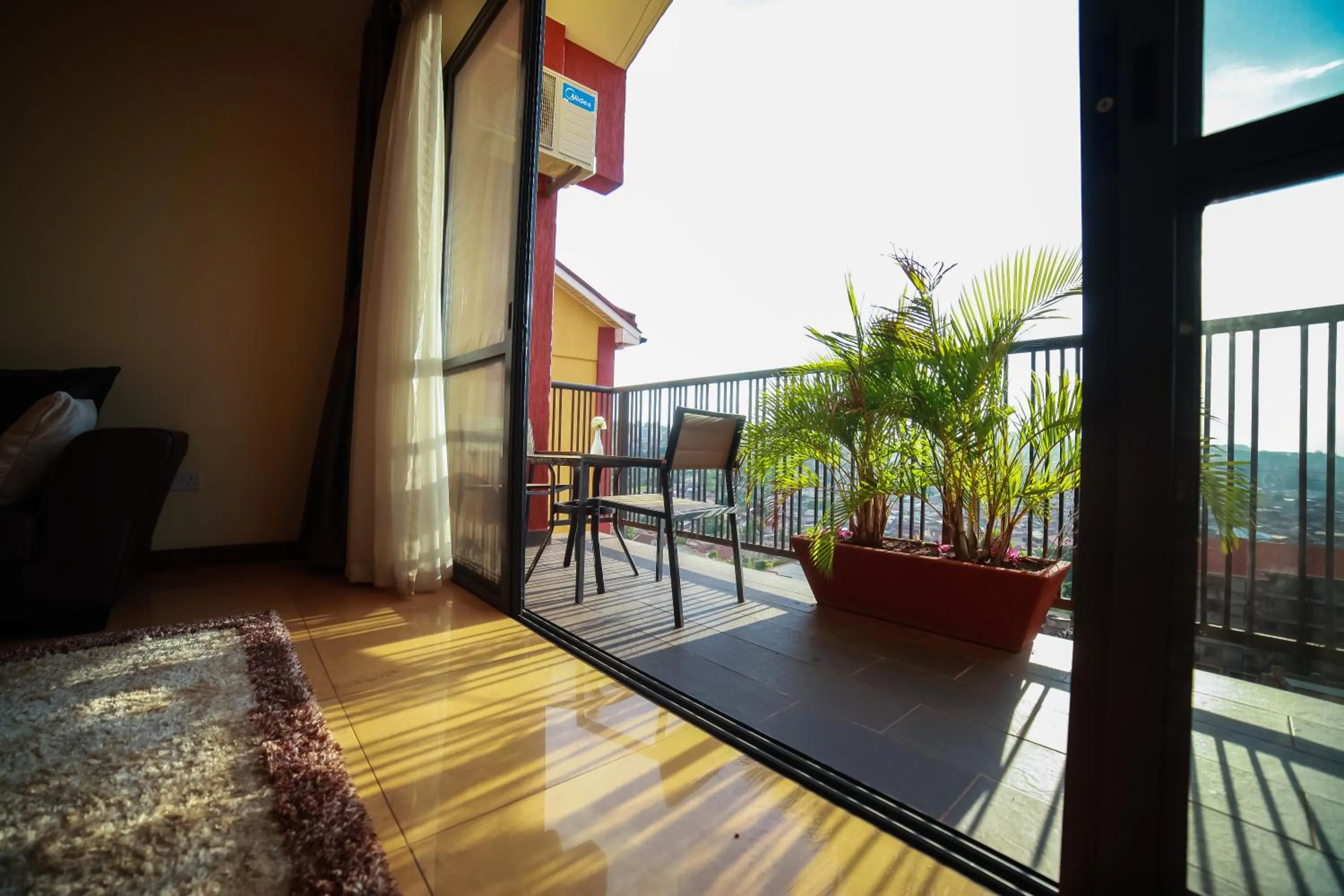 Balcony/Terrace in Bukoto Heights Apartments