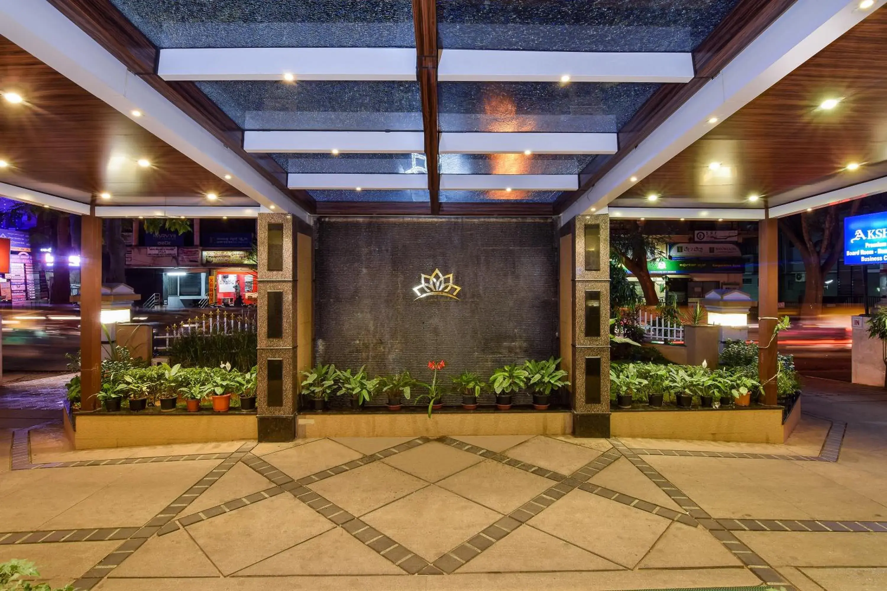 Facade/entrance in Akshaya Aura Facade/entrance in Akshaya Aura