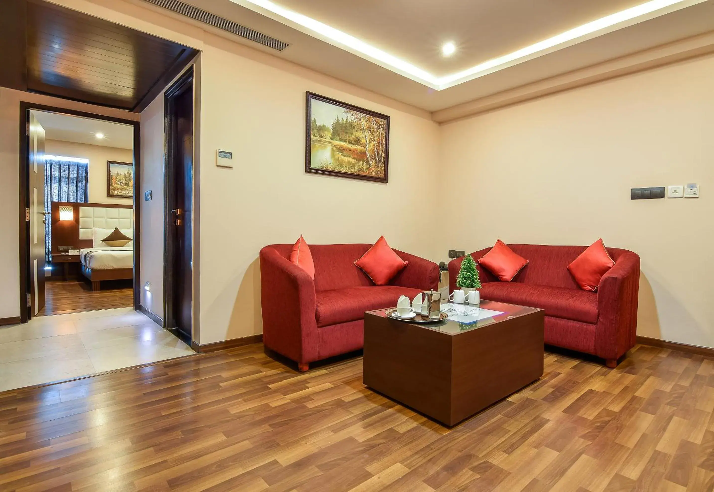 Living room in Akshaya Aura Living room in Akshaya Aura