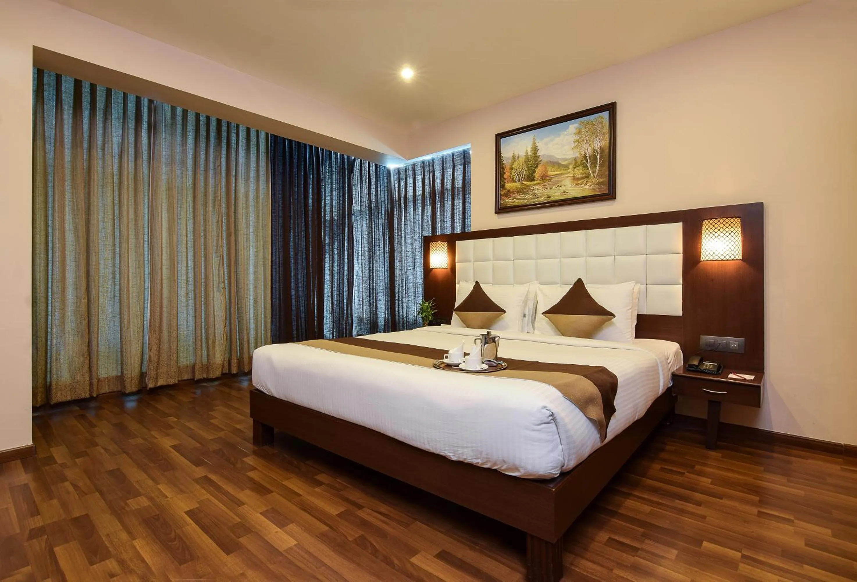 Bedroom, Bed in Akshaya Aura