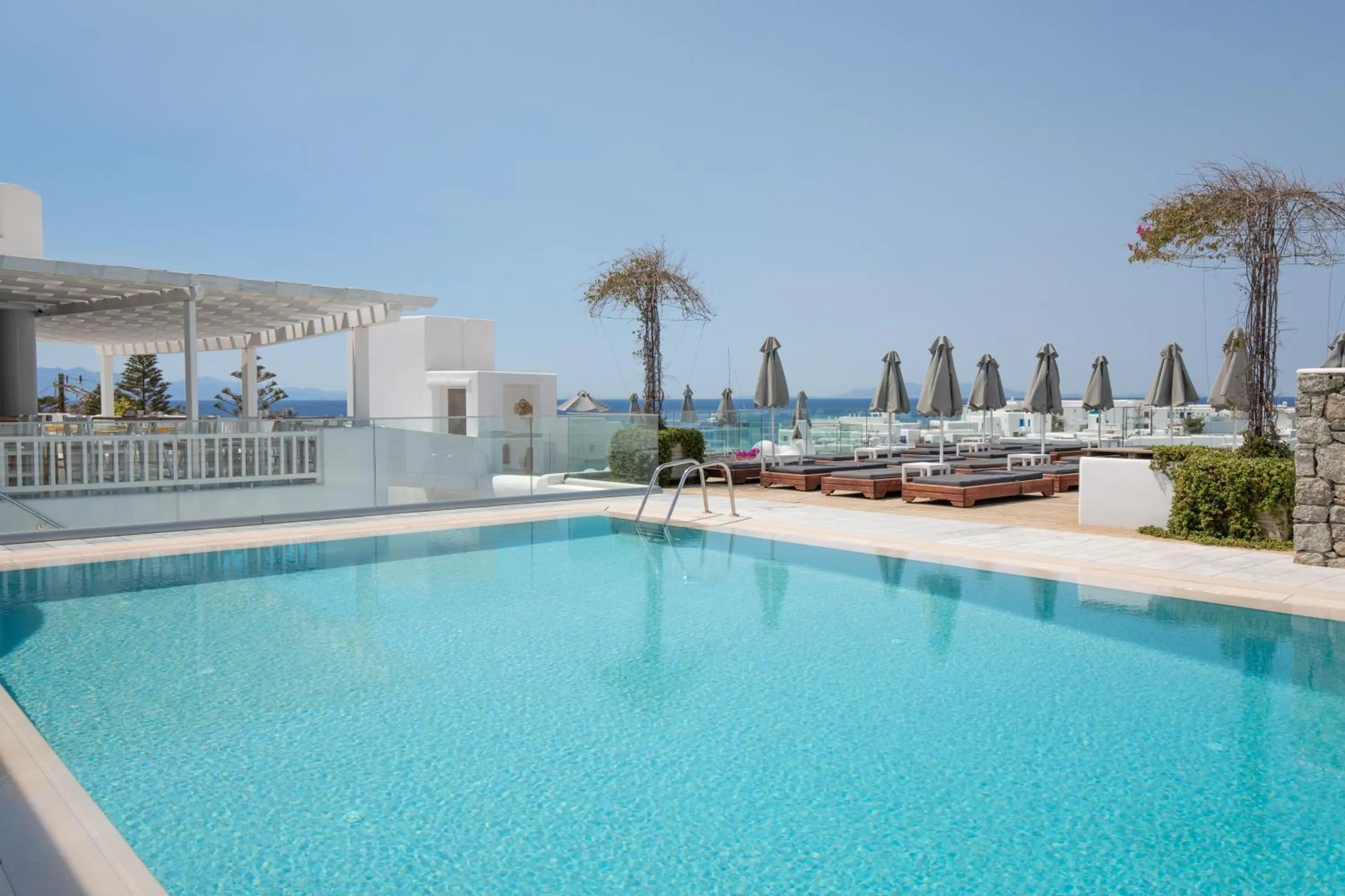 Swimming pool in The George Hotel Mykonos