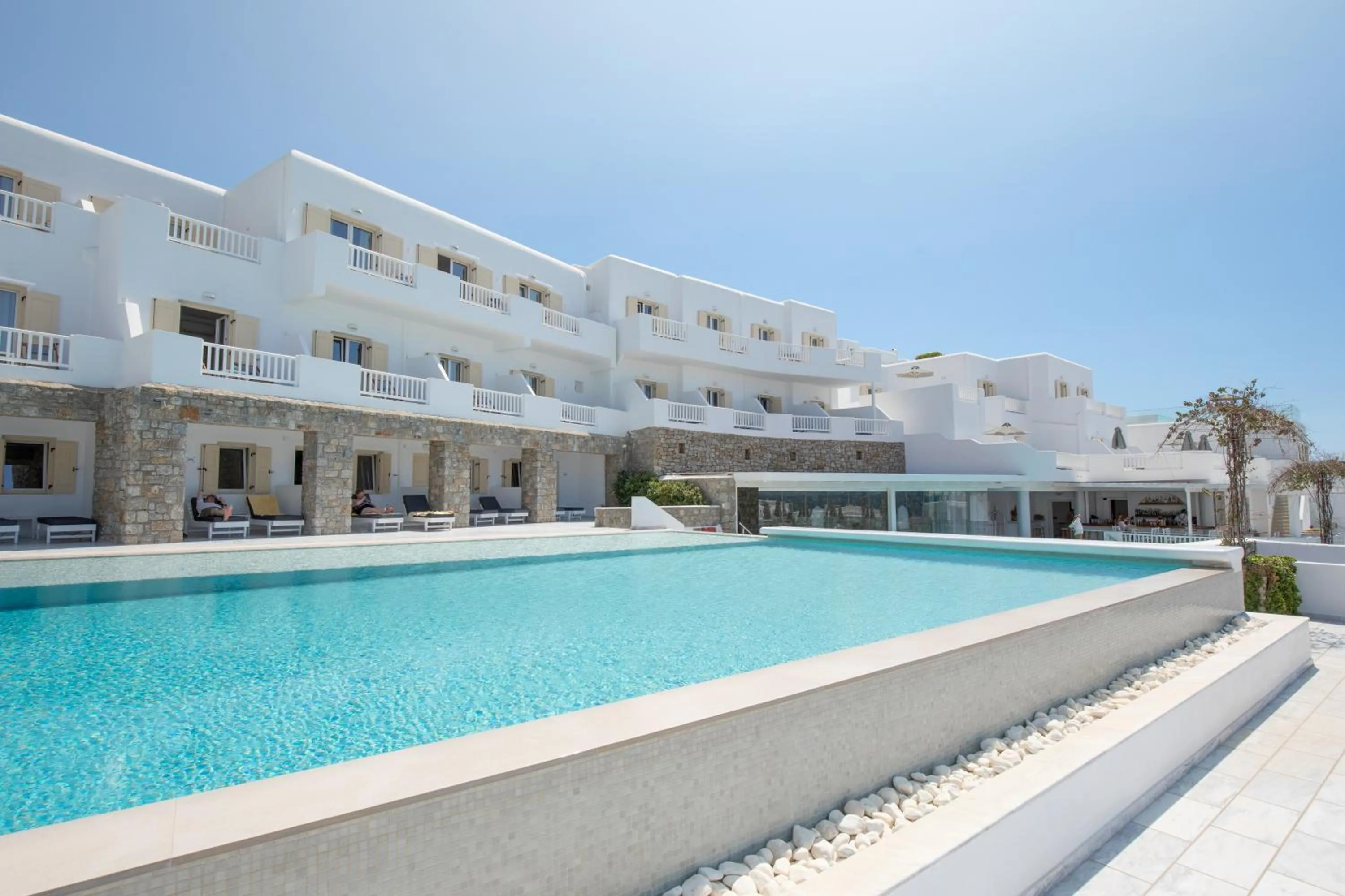 Property building in The George Hotel Mykonos