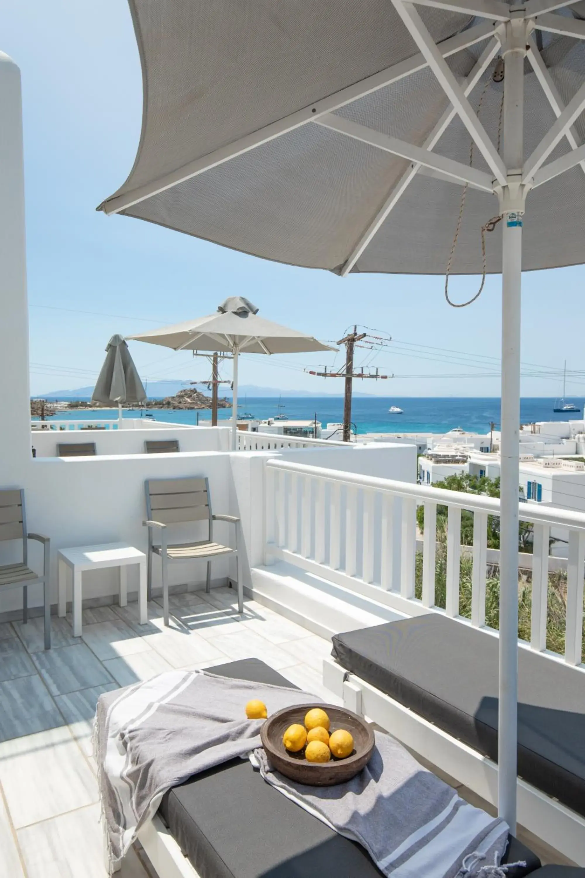 Deluxe Family Room with Side Sea View in The George Hotel Mykonos Deluxe Family Room with Side Sea View in The George Hotel Mykonos