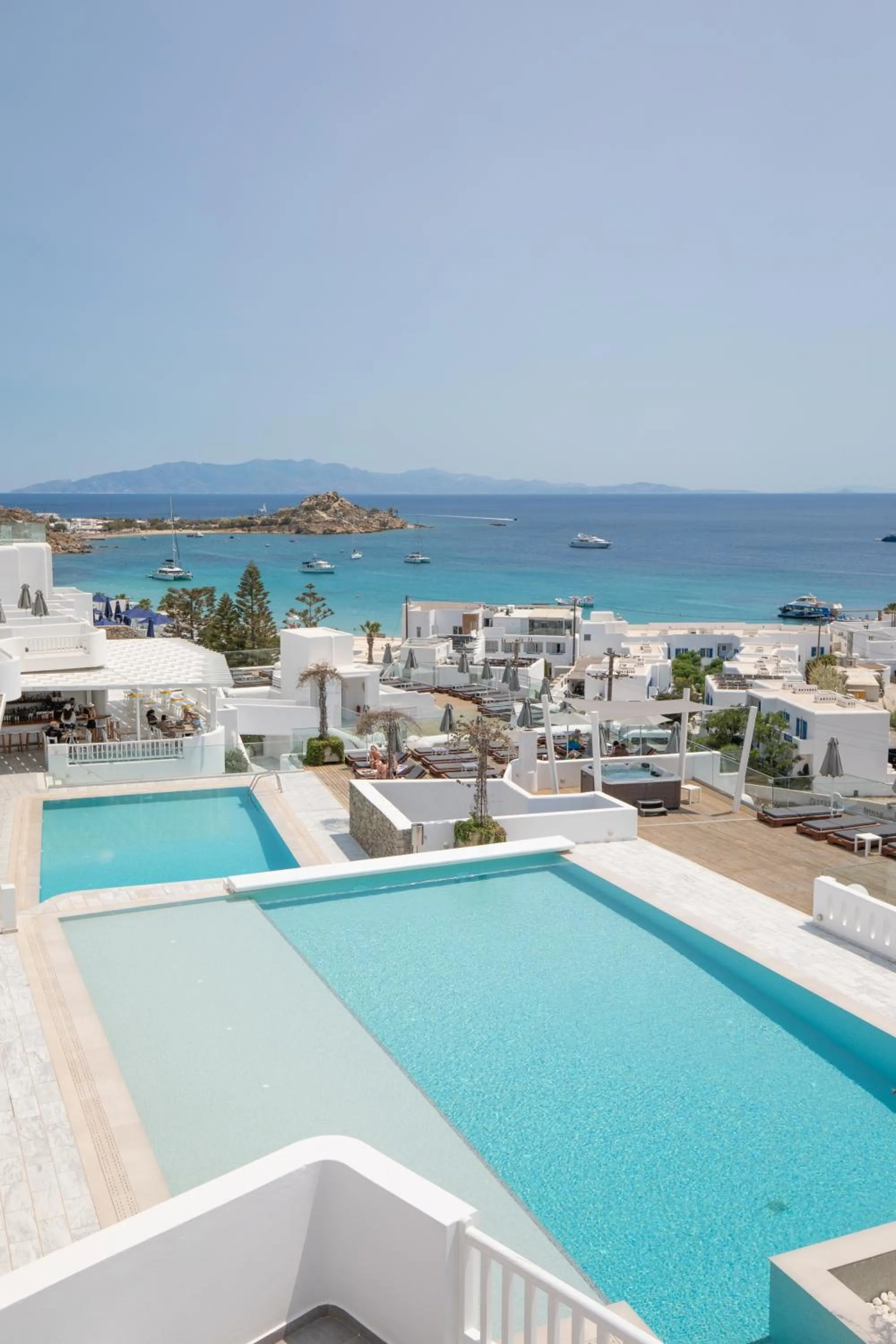 Property building in The George Hotel Mykonos