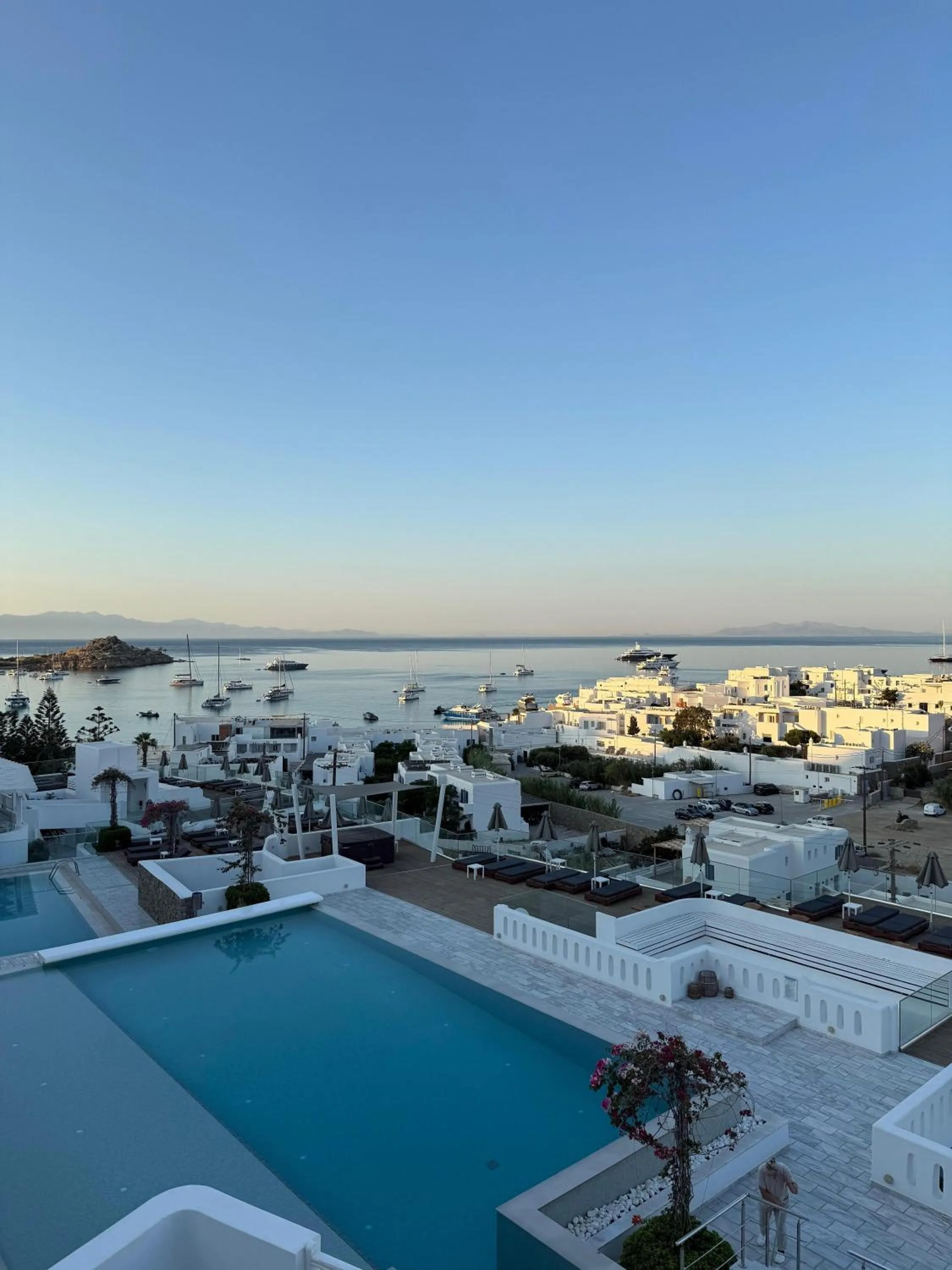 Natural landscape in The George Hotel Mykonos