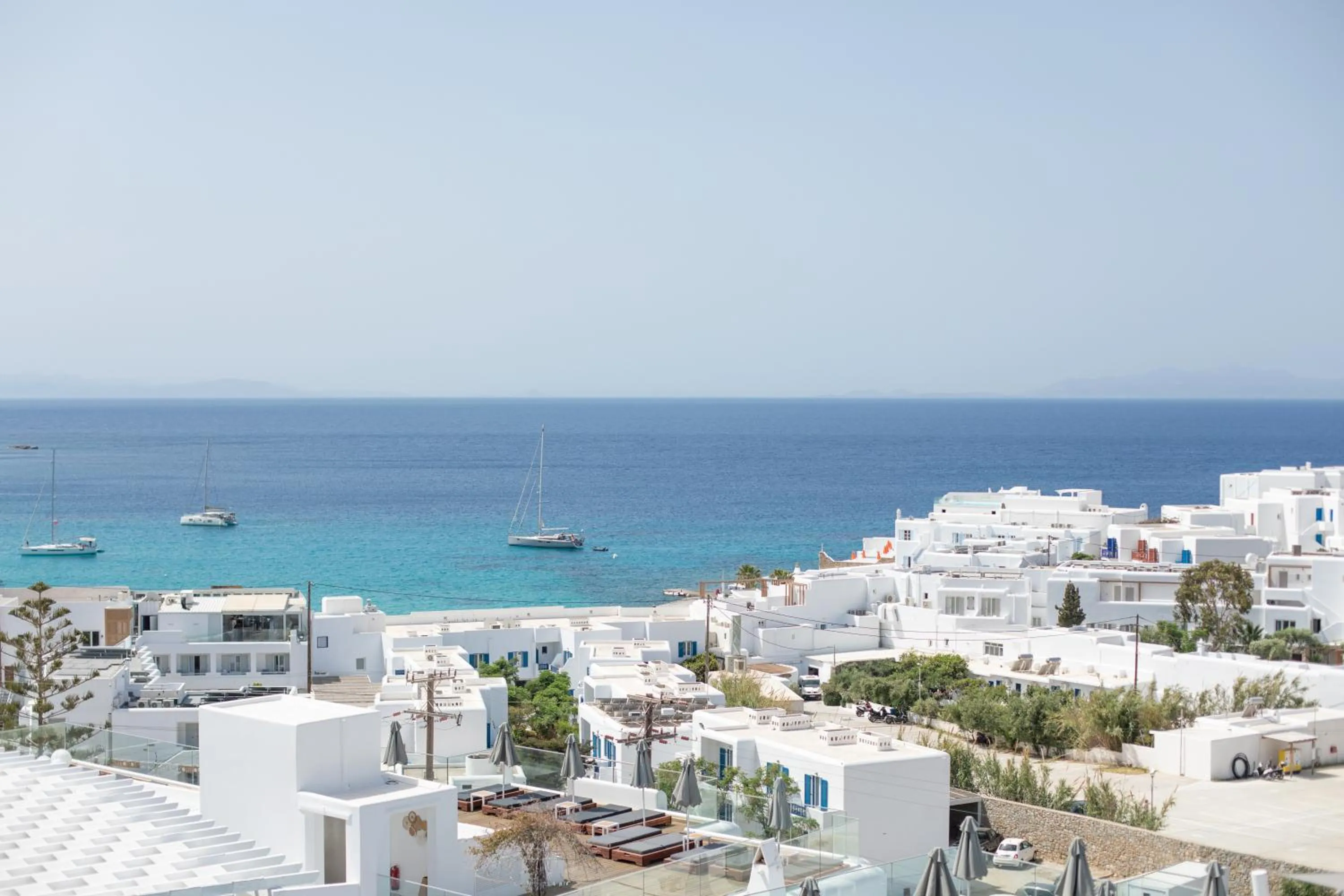 Sea view in The George Hotel Mykonos